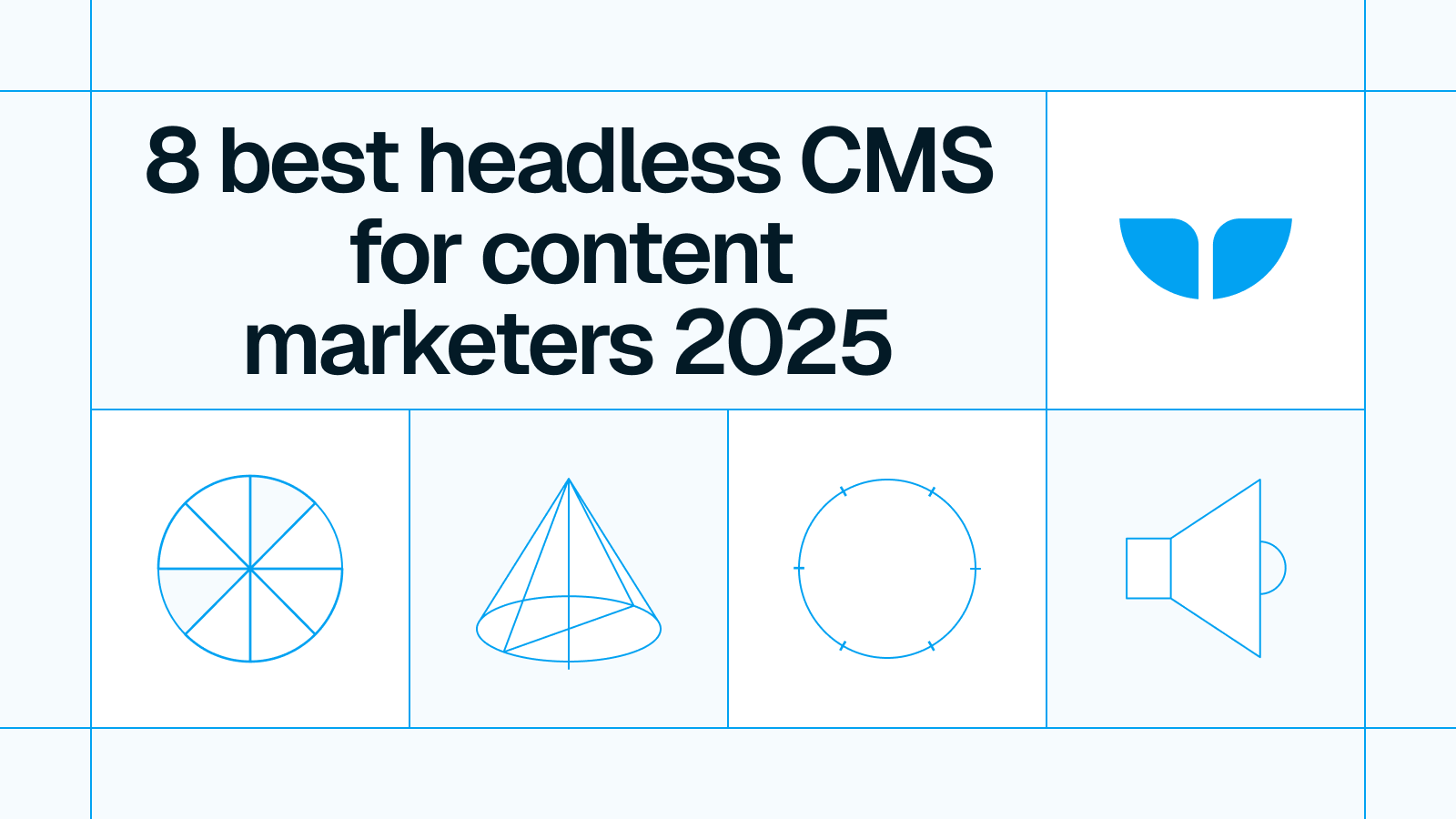 Title card reading '8 best headless CMS for content marketers 2025' with the Whalesync logo