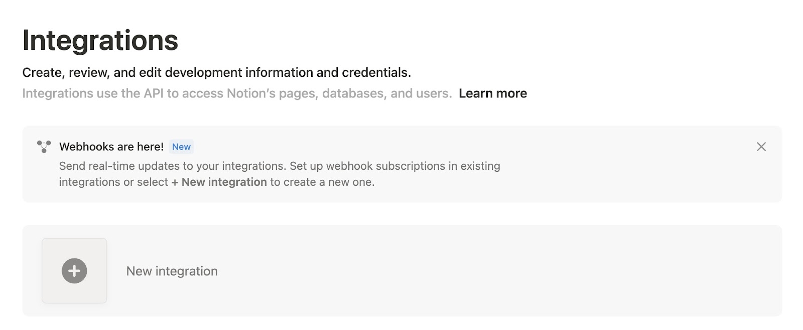 Step 1: Create a Notion integration