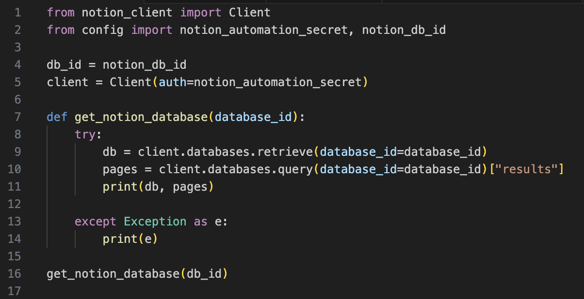 Step 4: Write a simple Python script