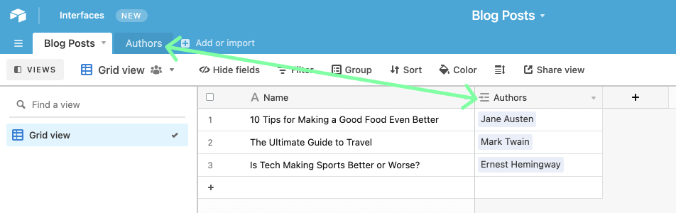Distribution Checklist table in Airtable