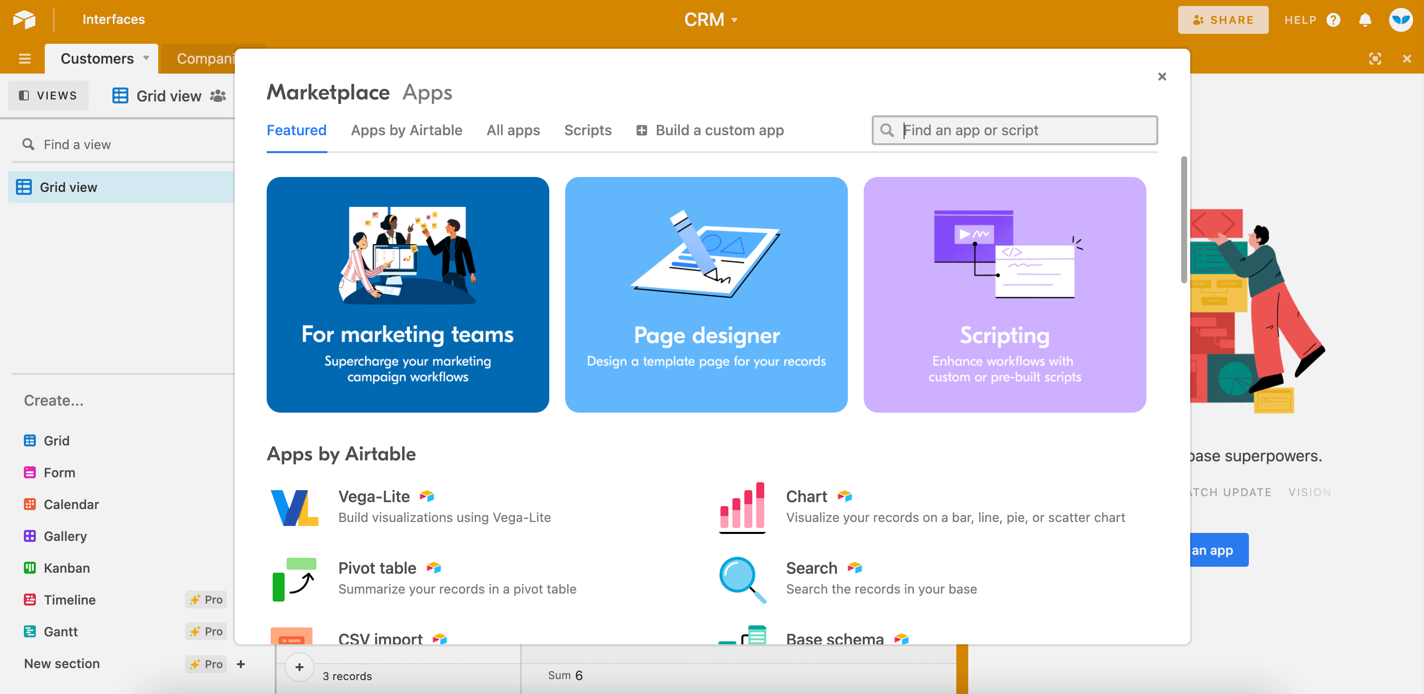 Airtable API documentation