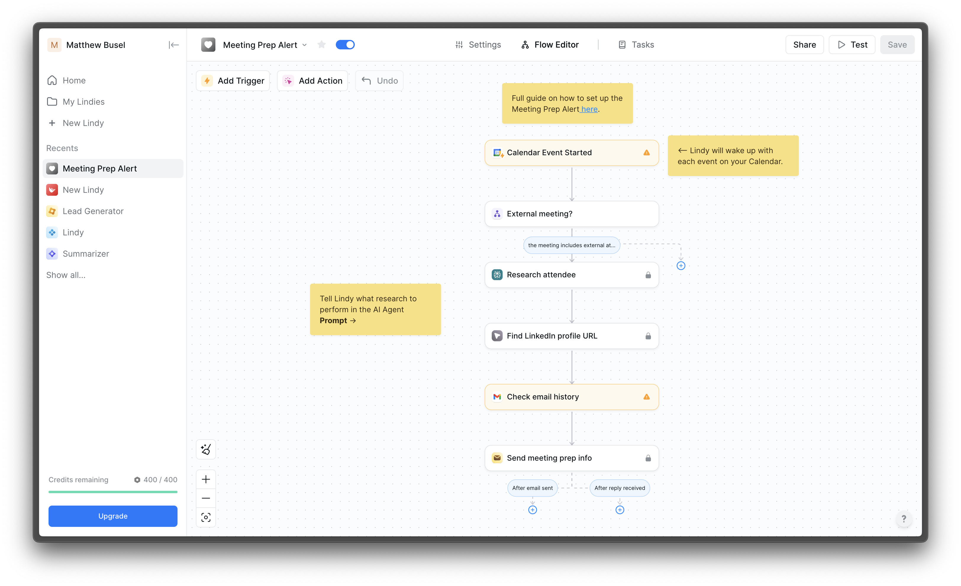 Lindy’s AI workflow automation builder