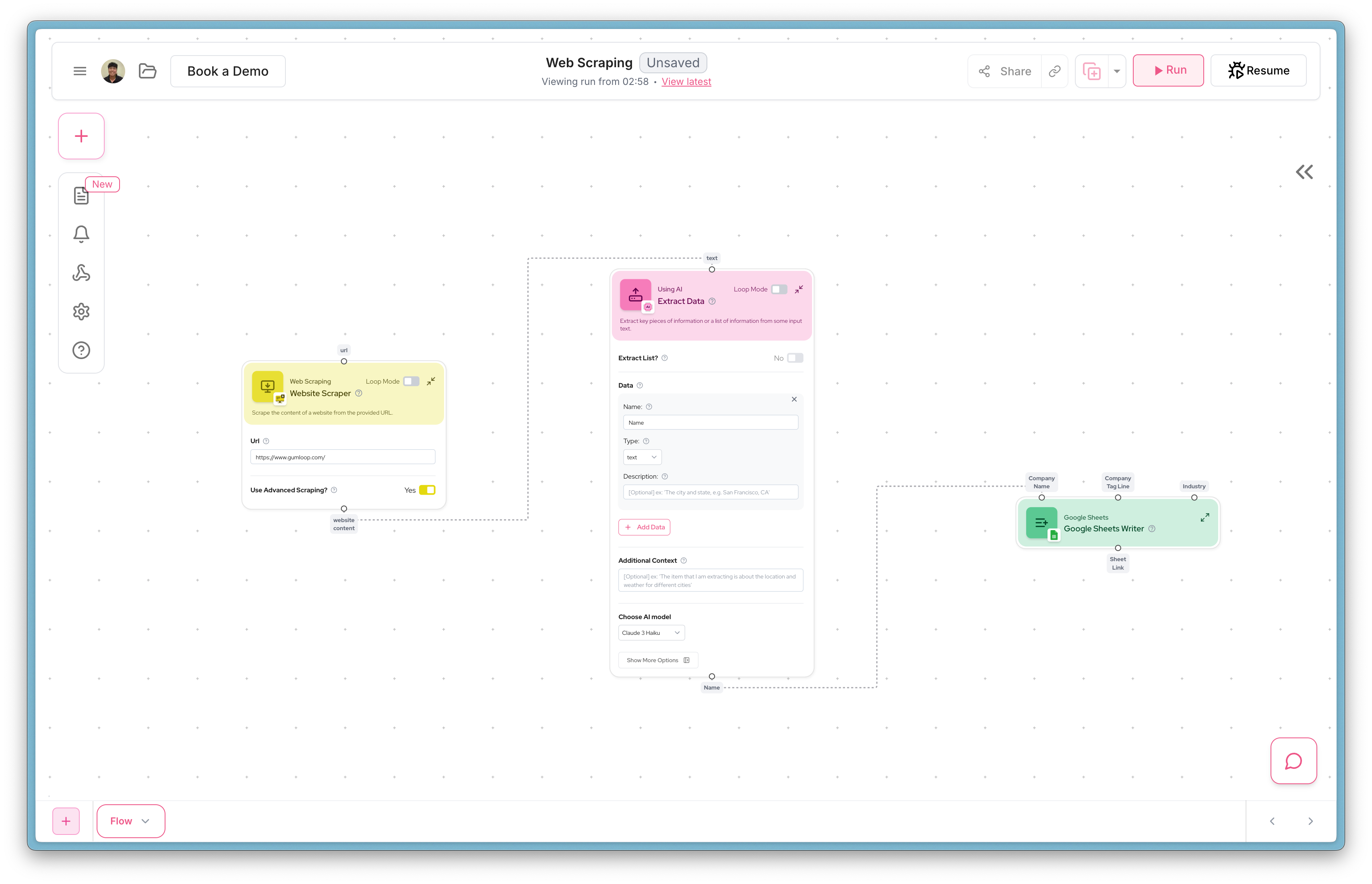 Gumploop’s AI workflow automation builder