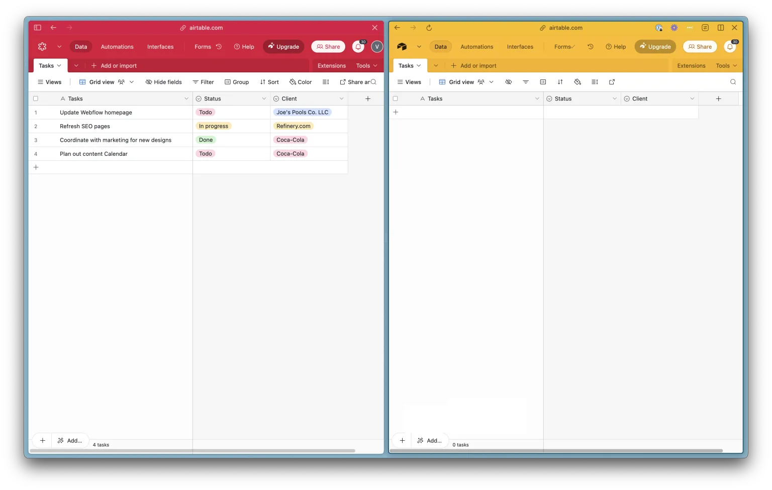 1. Setup you Airtable bases