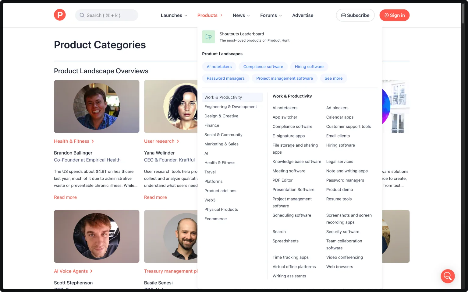 3. Product Hunt