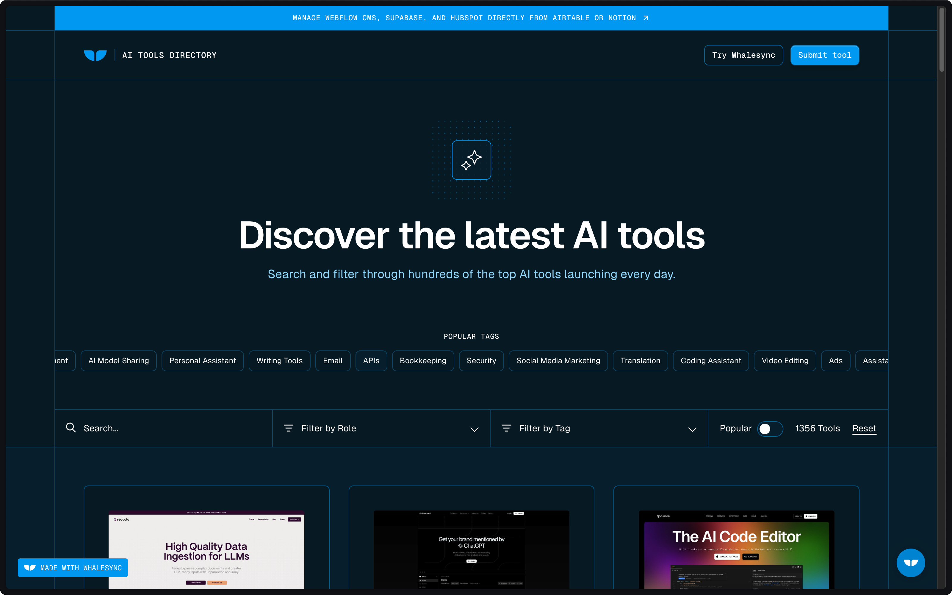 10. AI Tool Directory