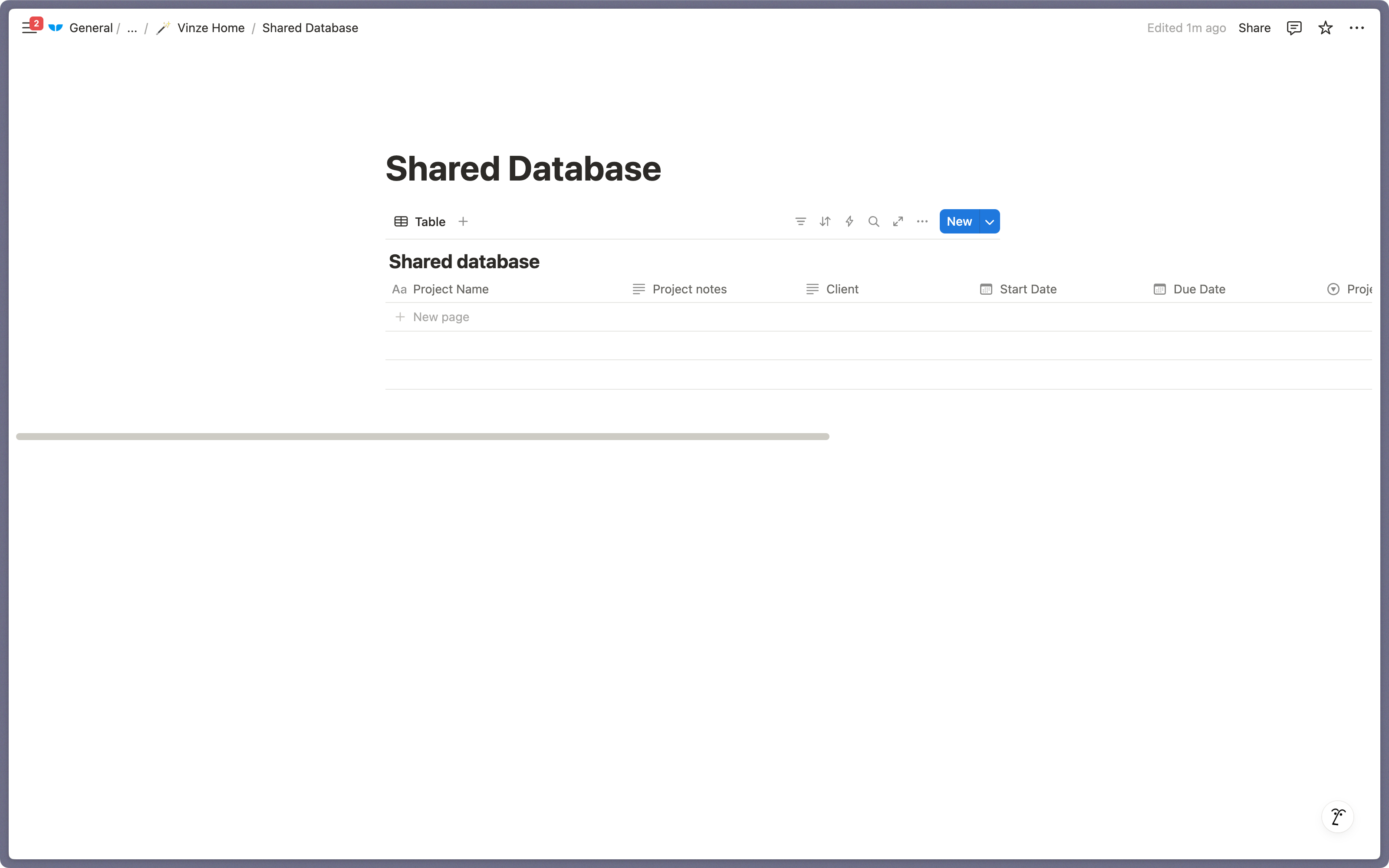 Why can’t you share a filtered database view in Notion?