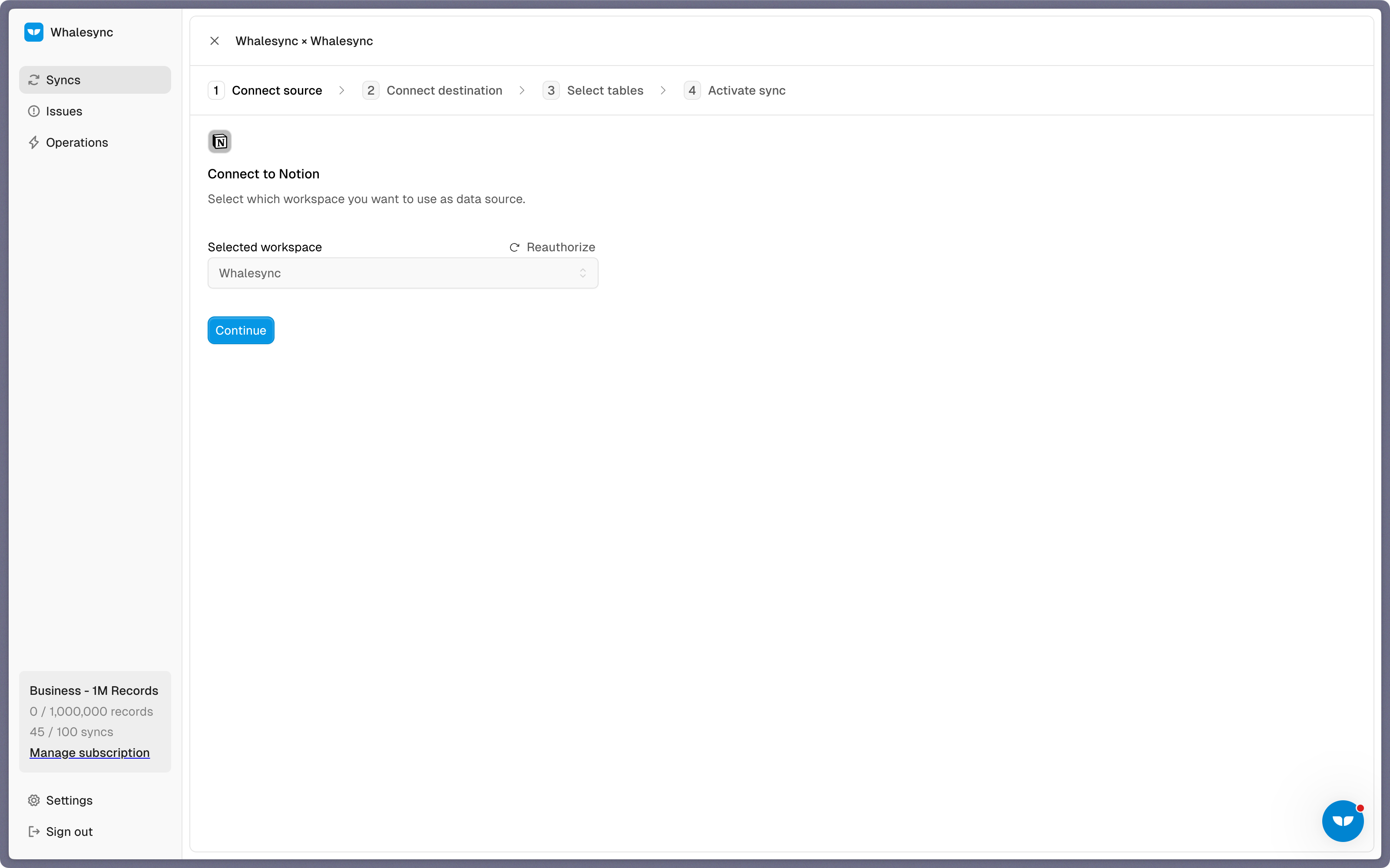 Step 2: Authorize your Notion databases