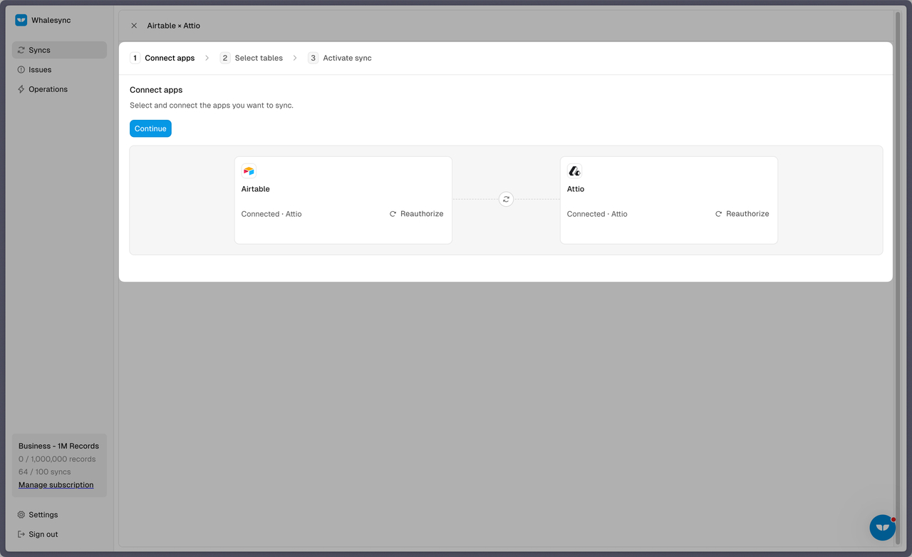 Step 2: Authorize your apps