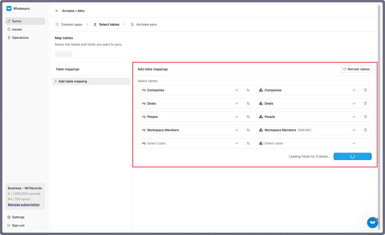 Step 4: Map your fields