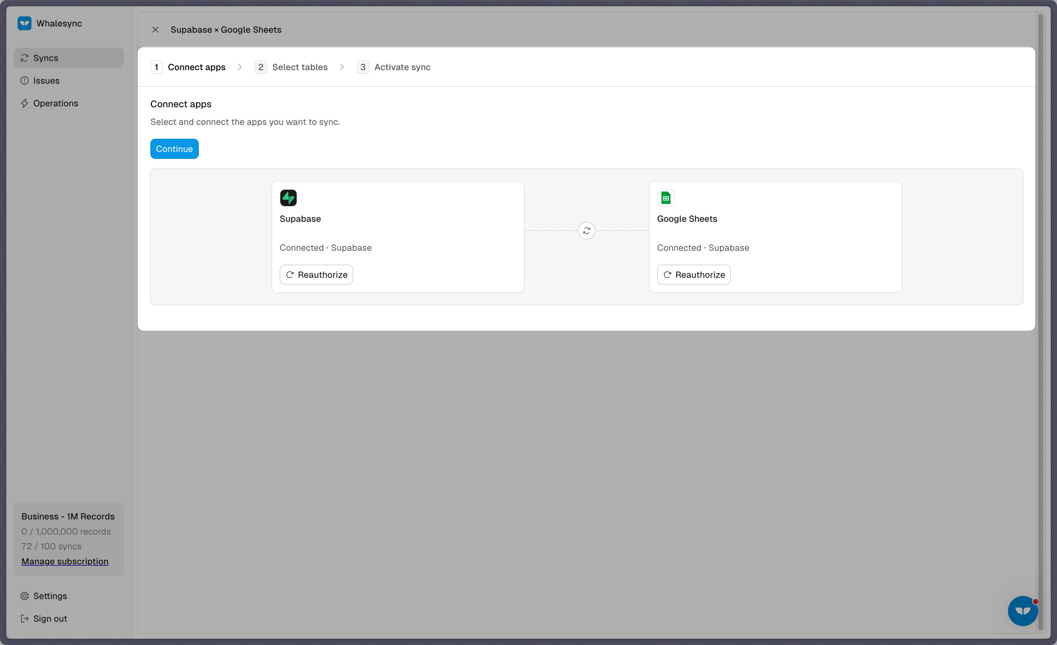 Step 2: Authorize your apps