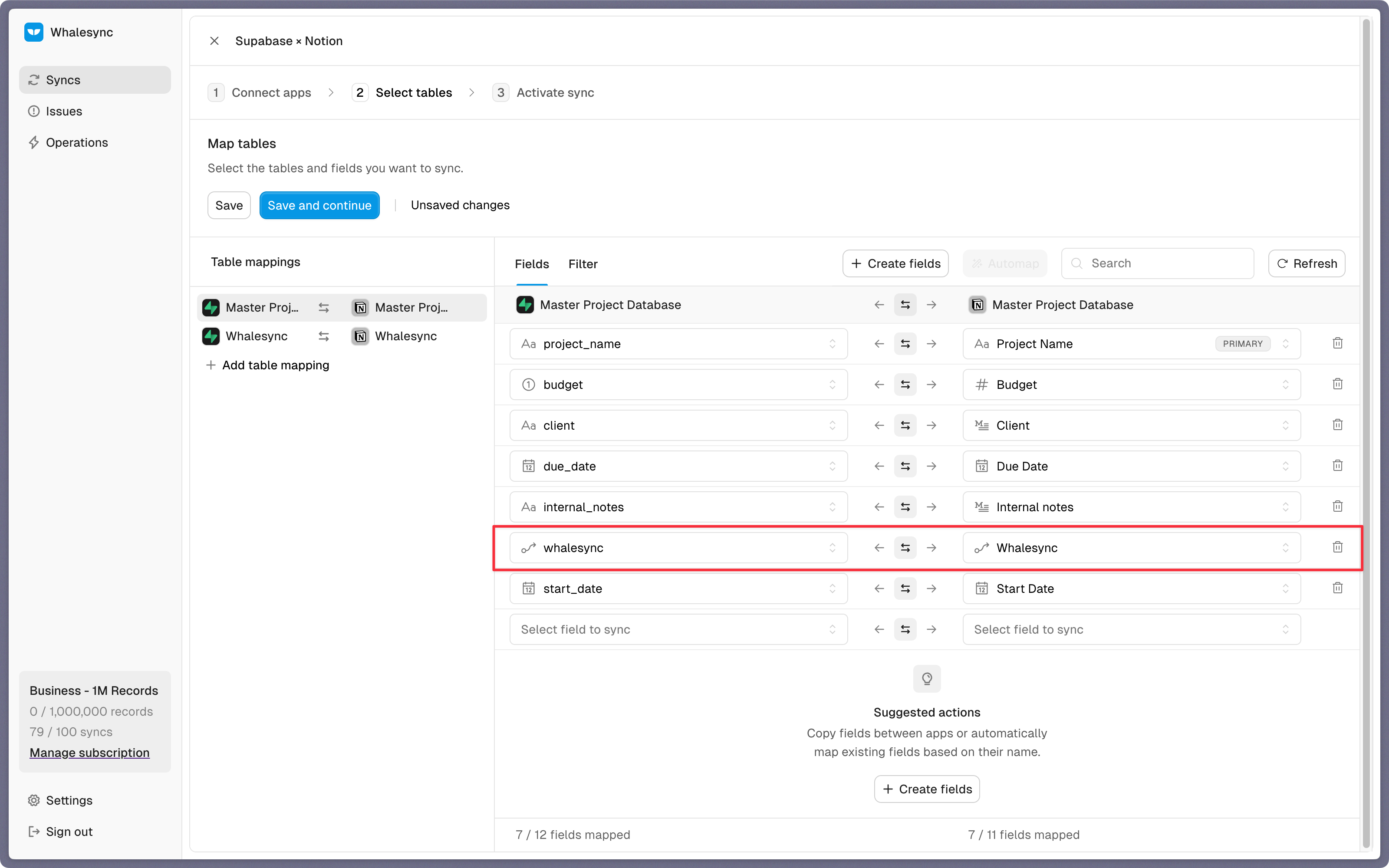 Step 4: Map your fields