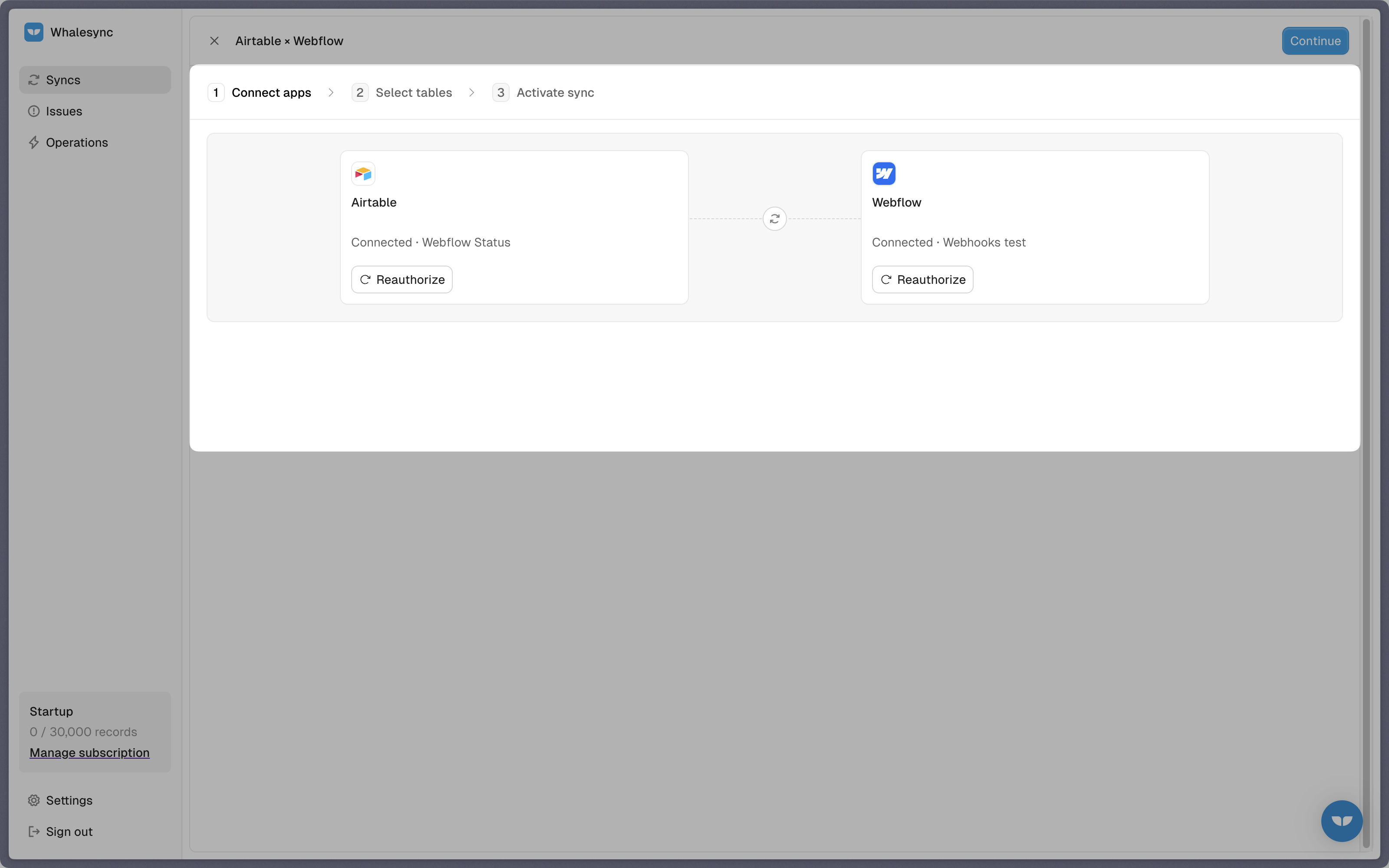 Step 1: Connect your apps