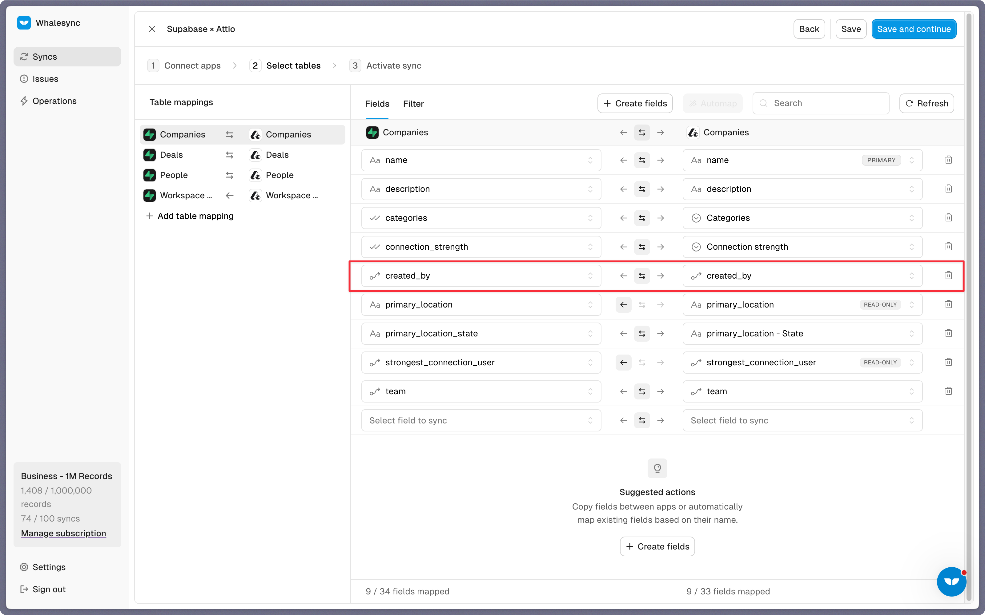 Step 4: Map your fields