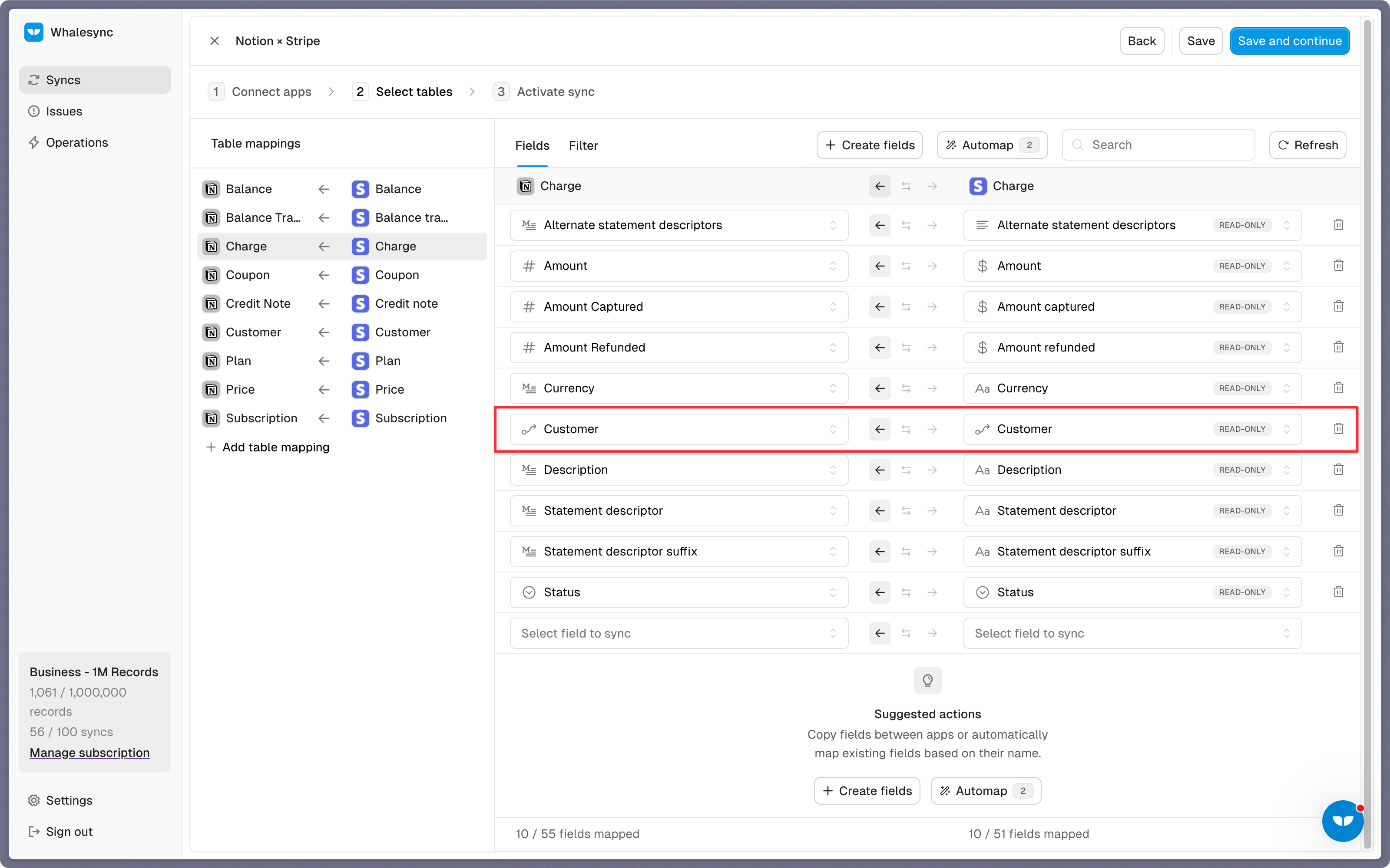 Step 4: Map your fields