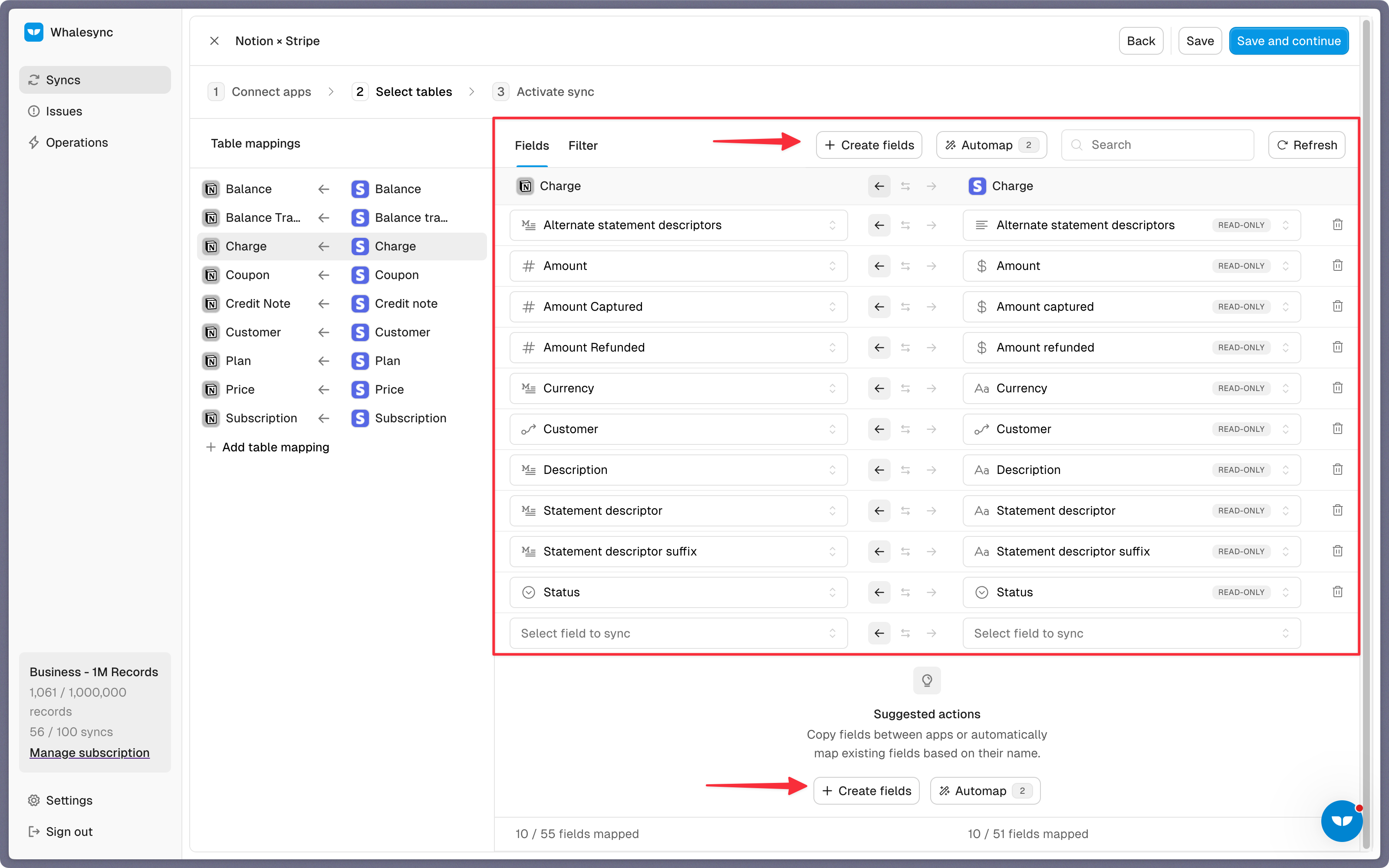 Step 4: Map your fields