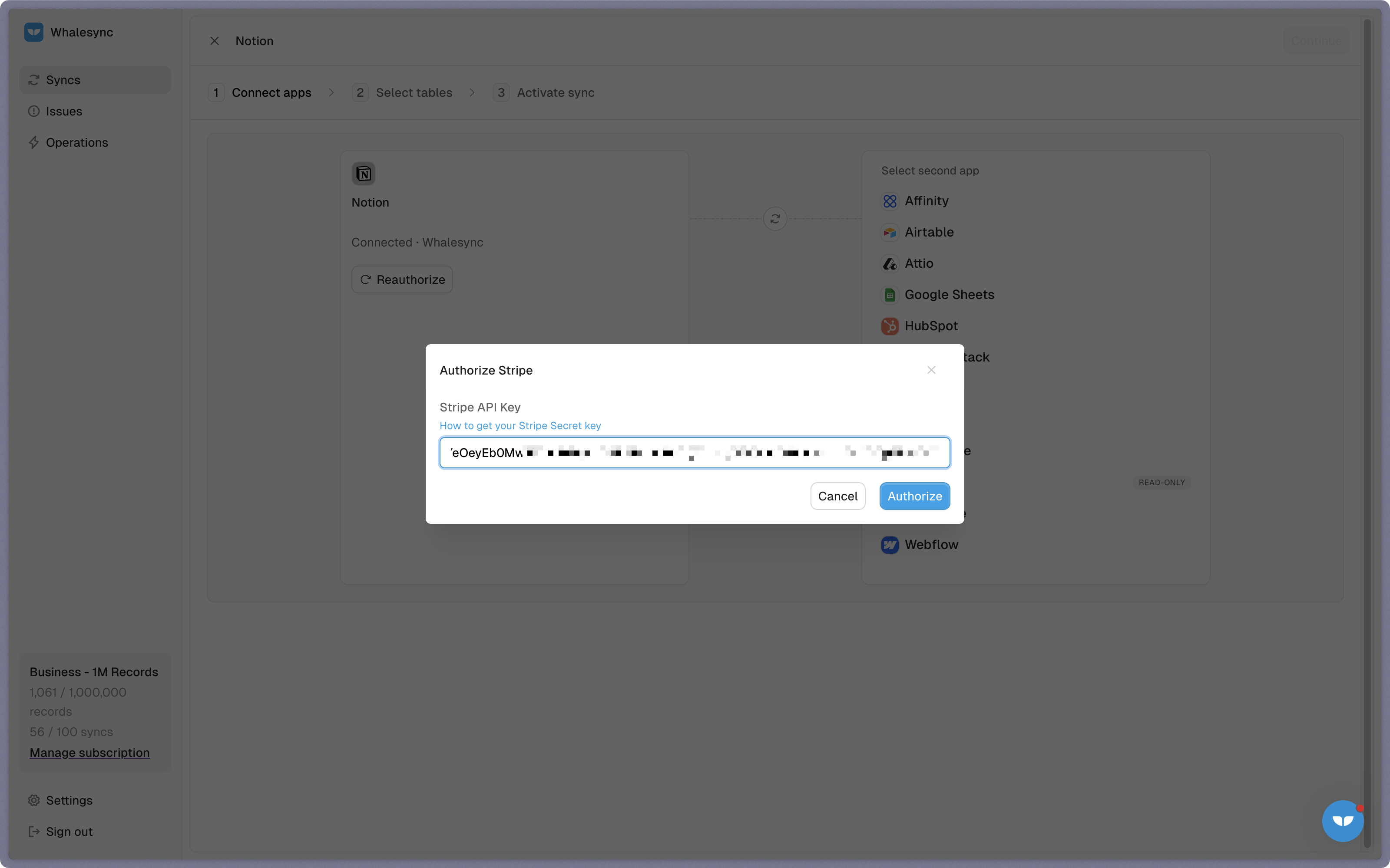 Step 2: Authorize your apps