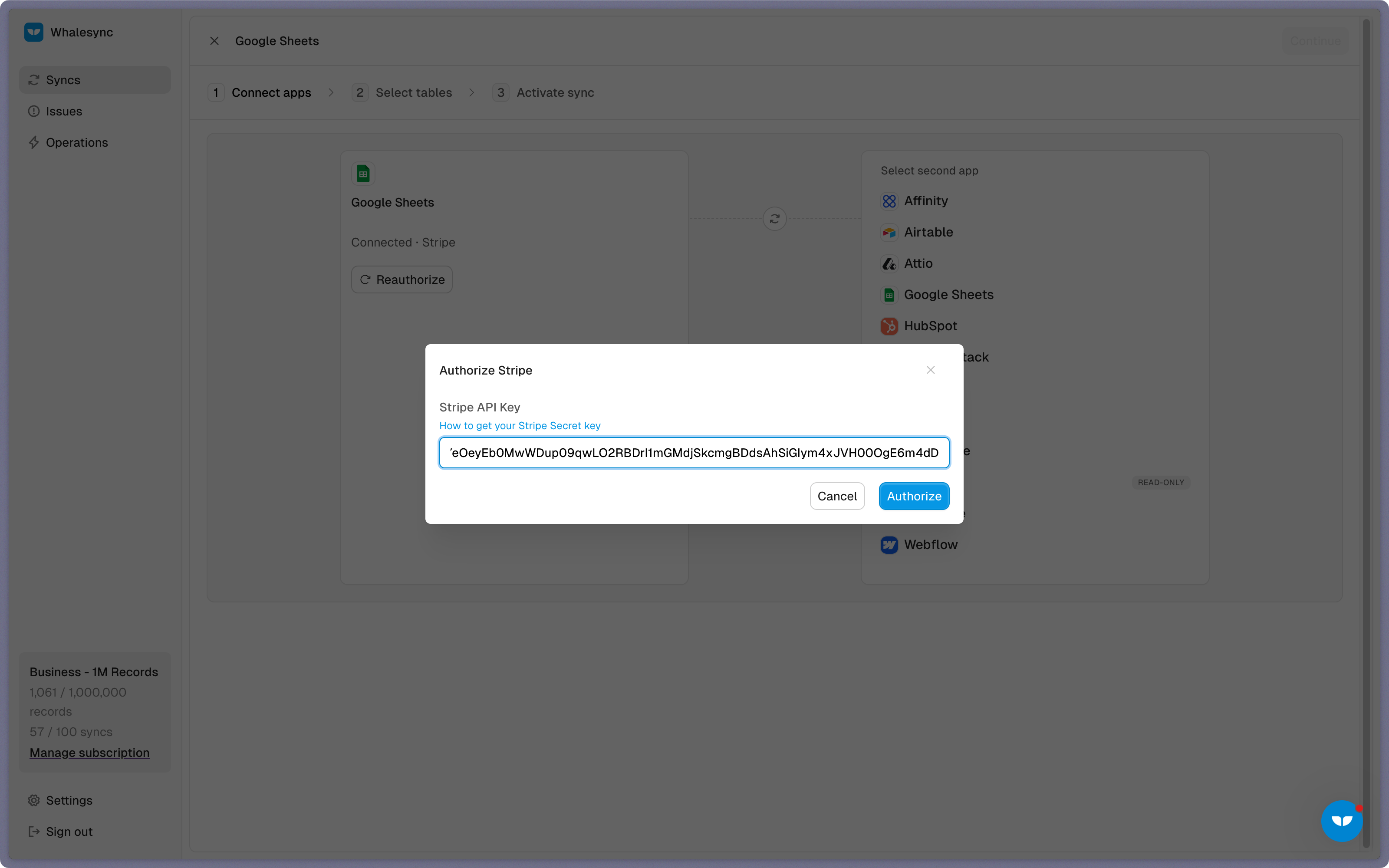 Step 2: Authorize your apps
