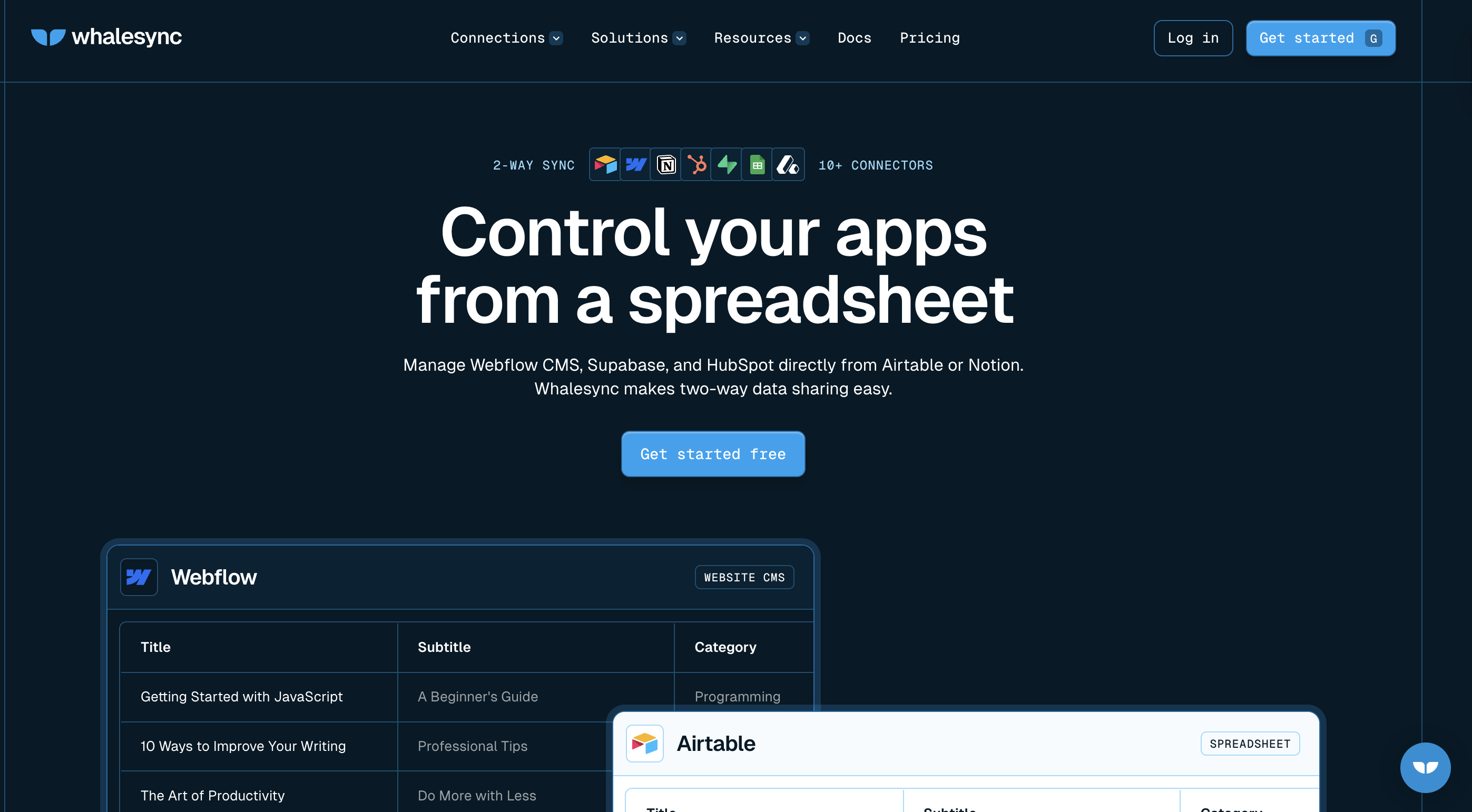 Data syncing tools