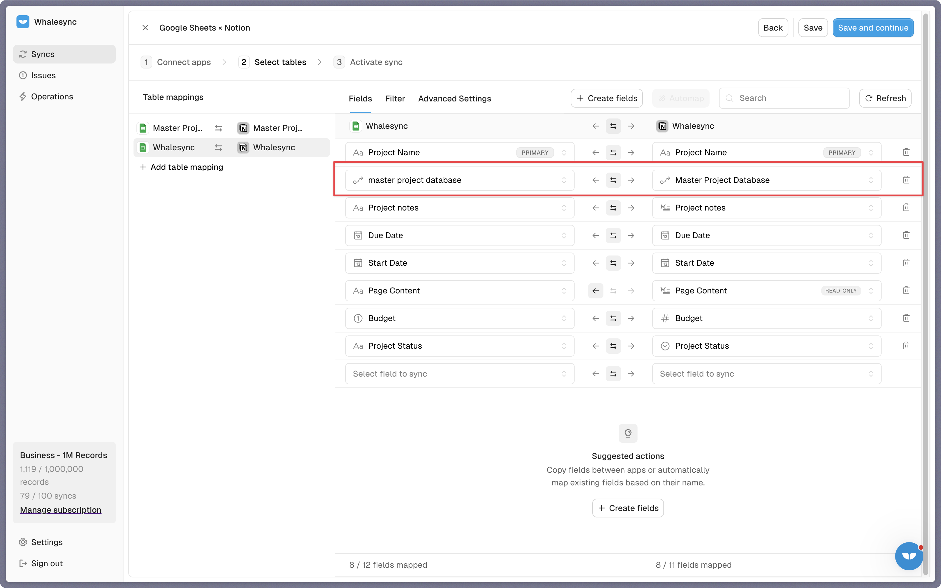 Step 4: Map your fields
