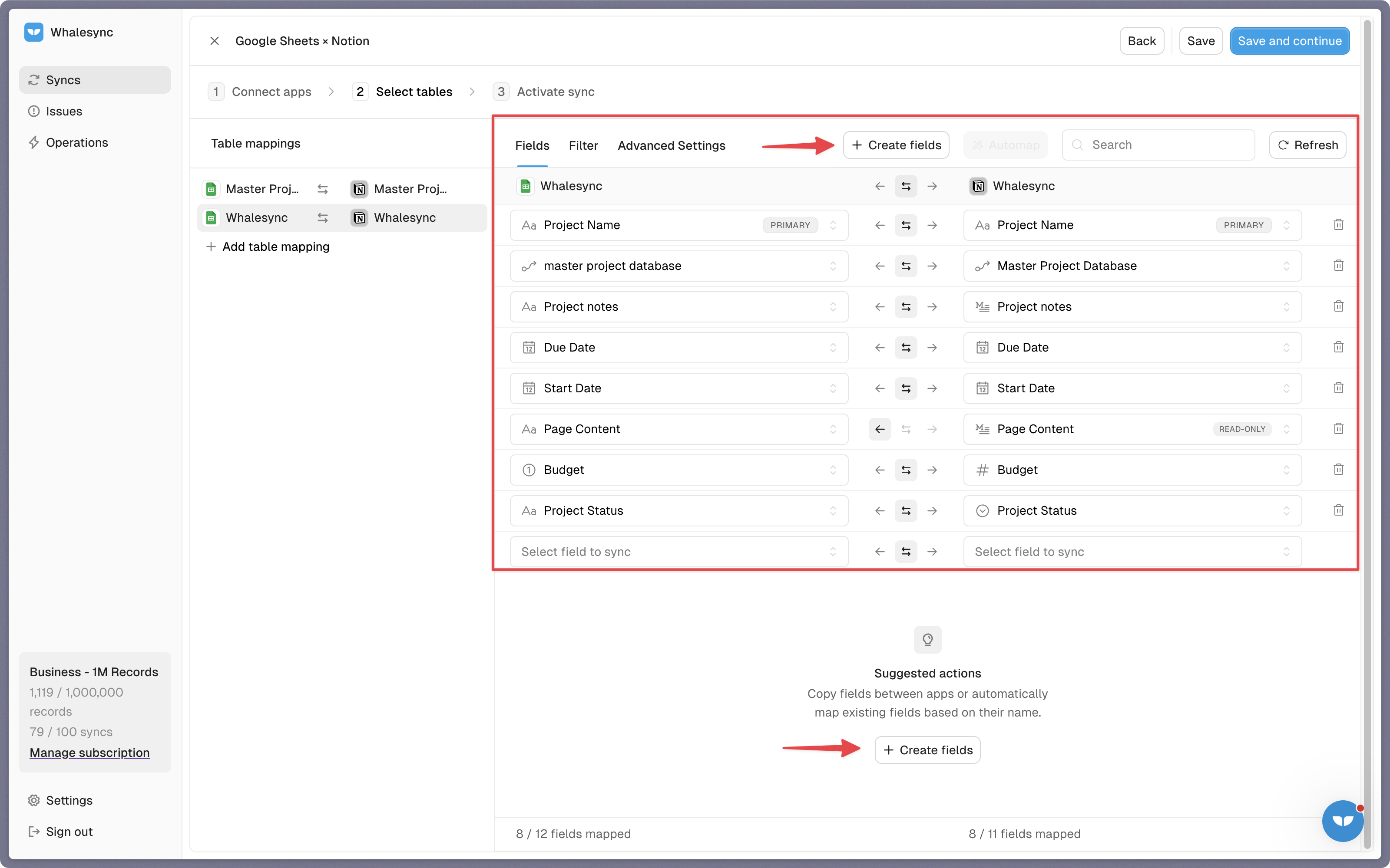 Step 4: Map your fields
