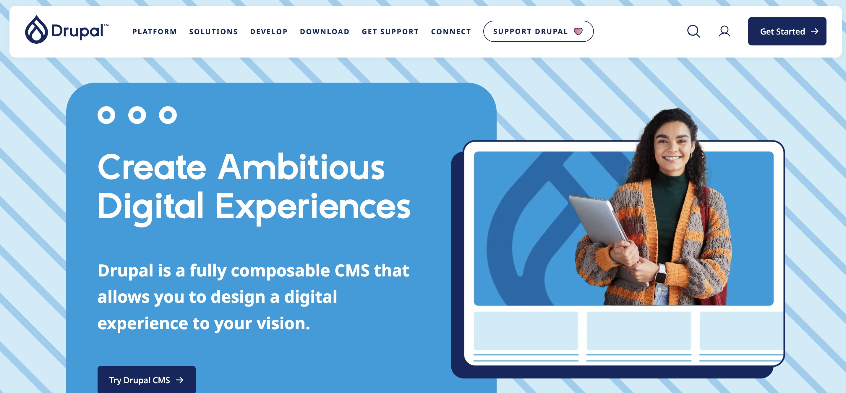 Drupal (best CMS for PHP fans)