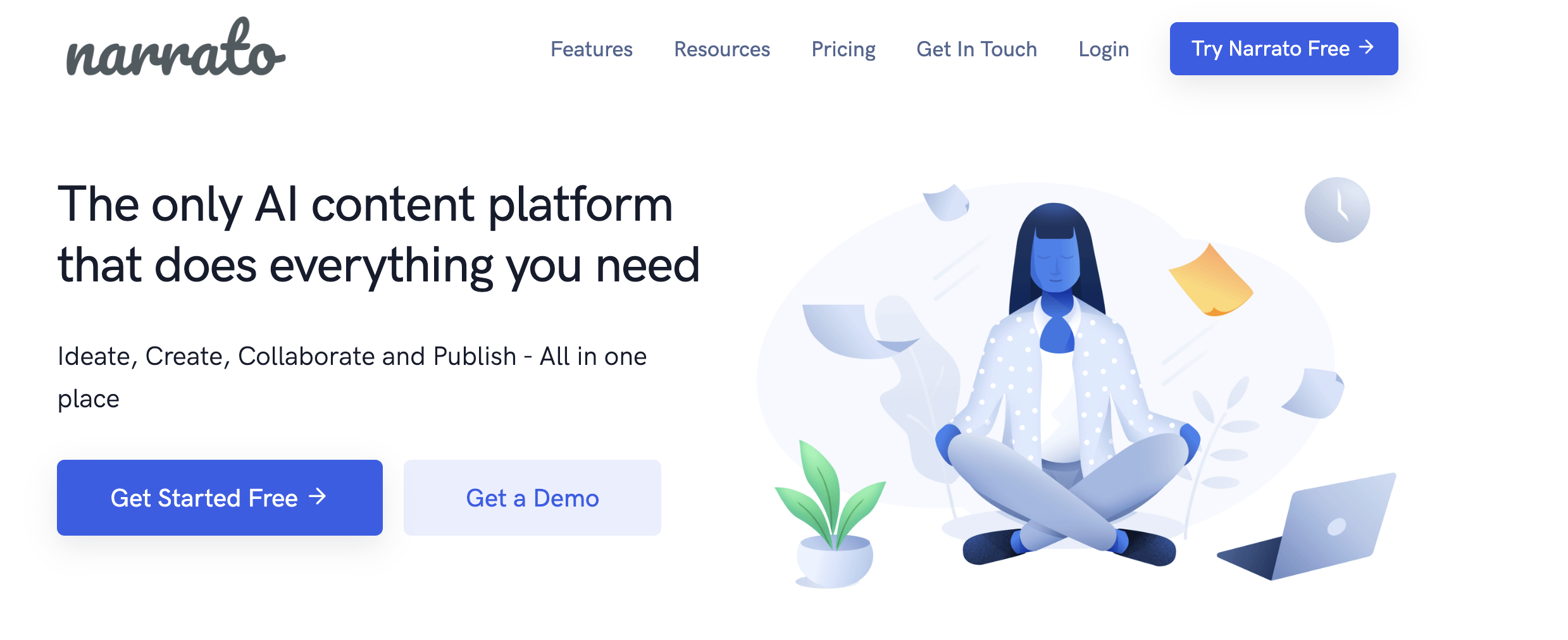 Narrato: AI generated bulk meta descriptions