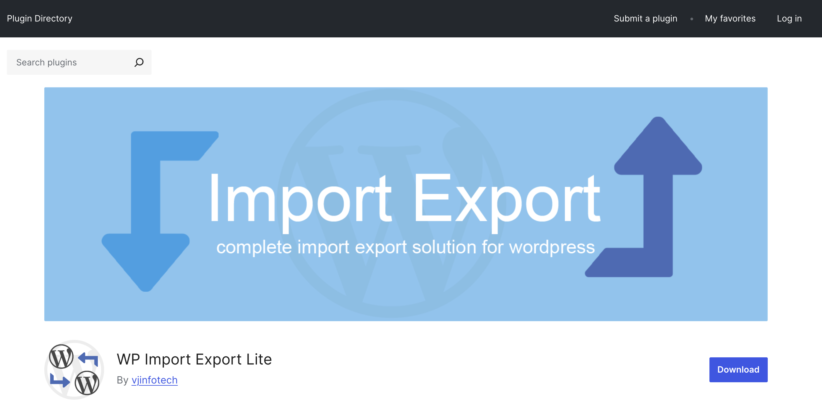 WP Import Export Lite