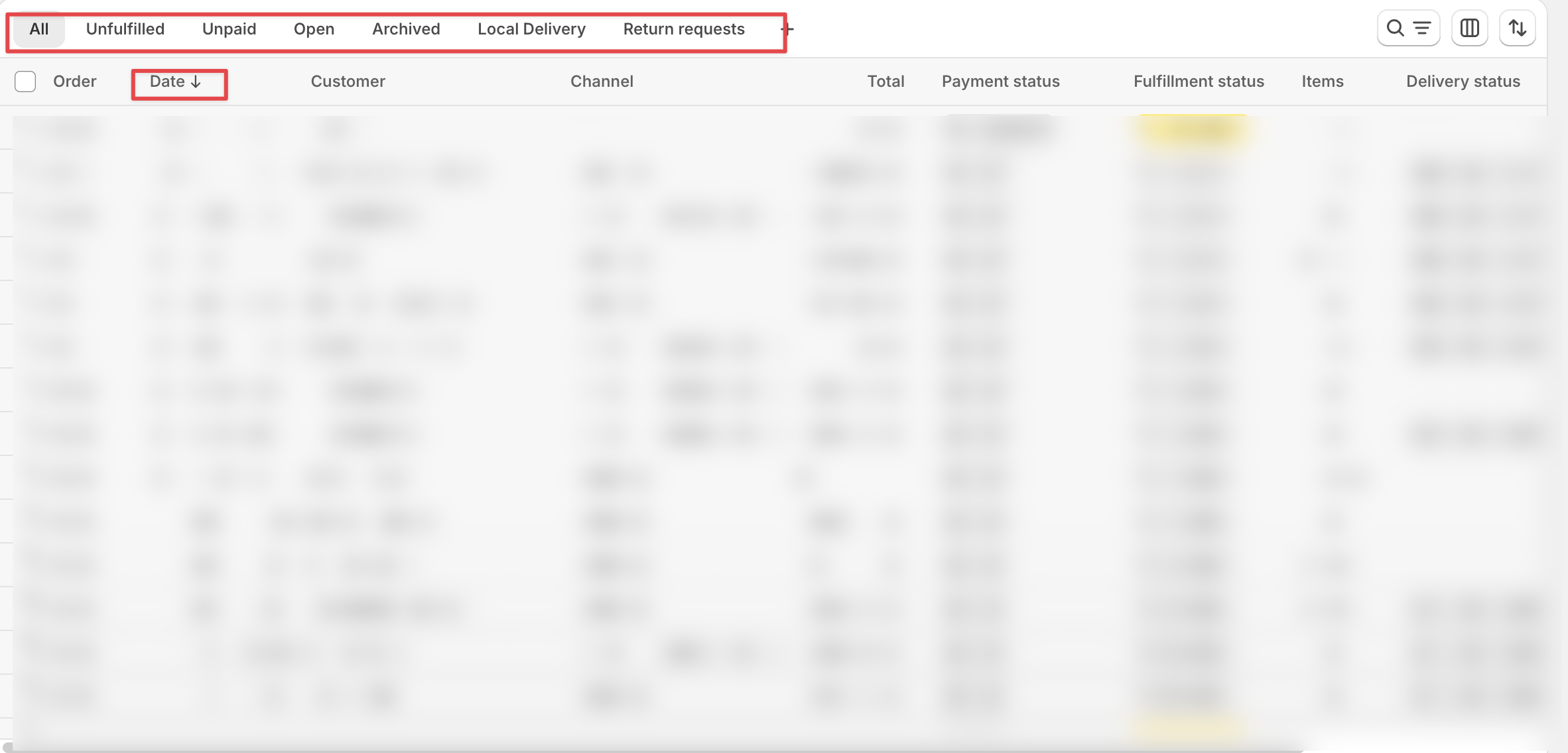 Step 1: Go to your Orders page