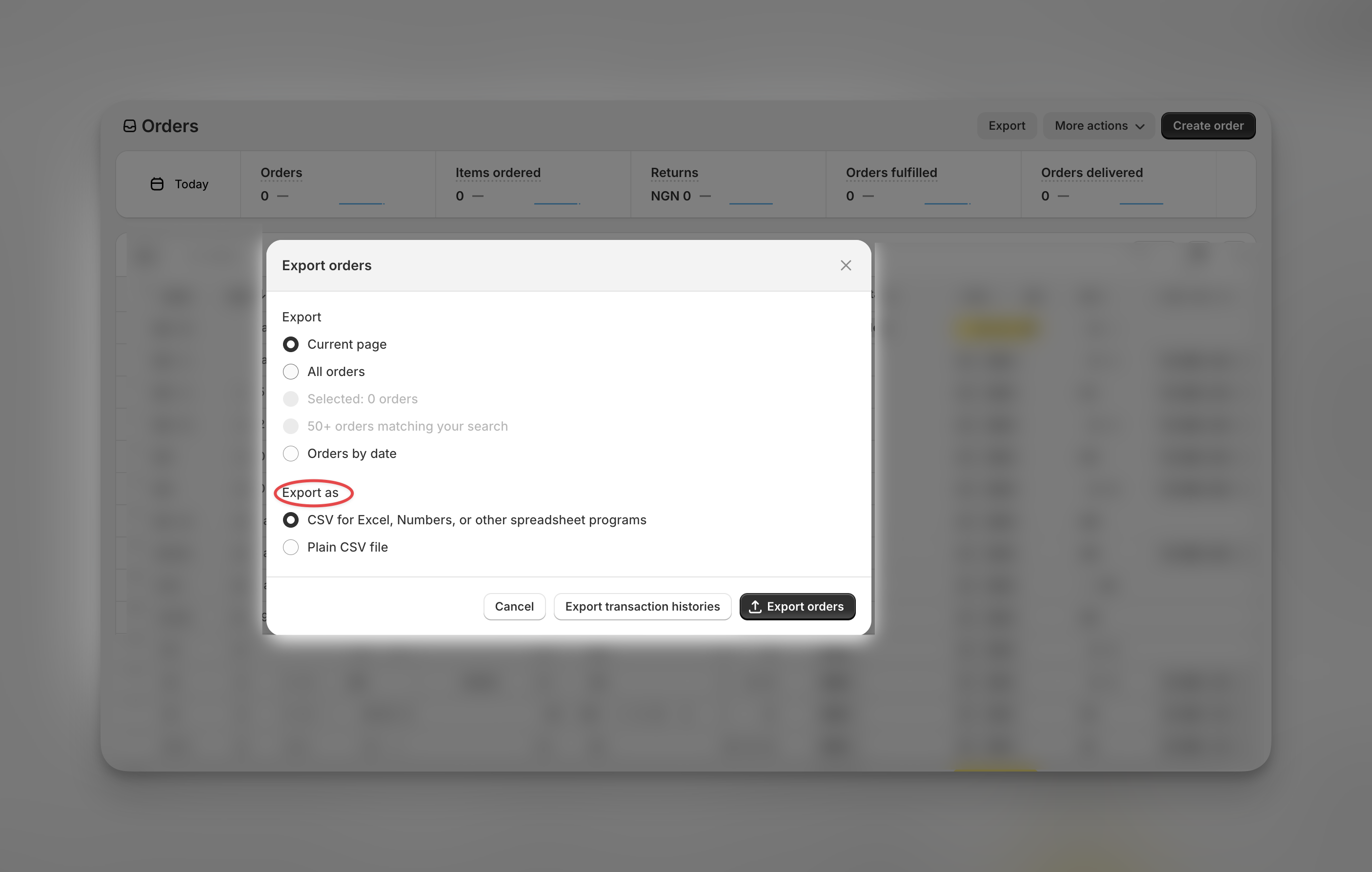 Step 4: Choose your file format