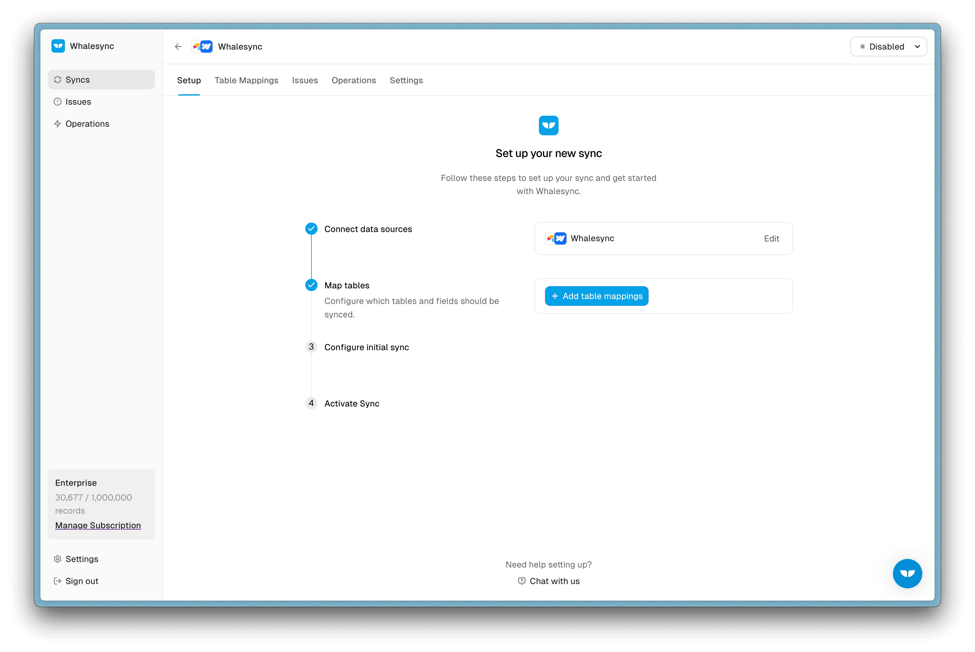 7. Get started flow