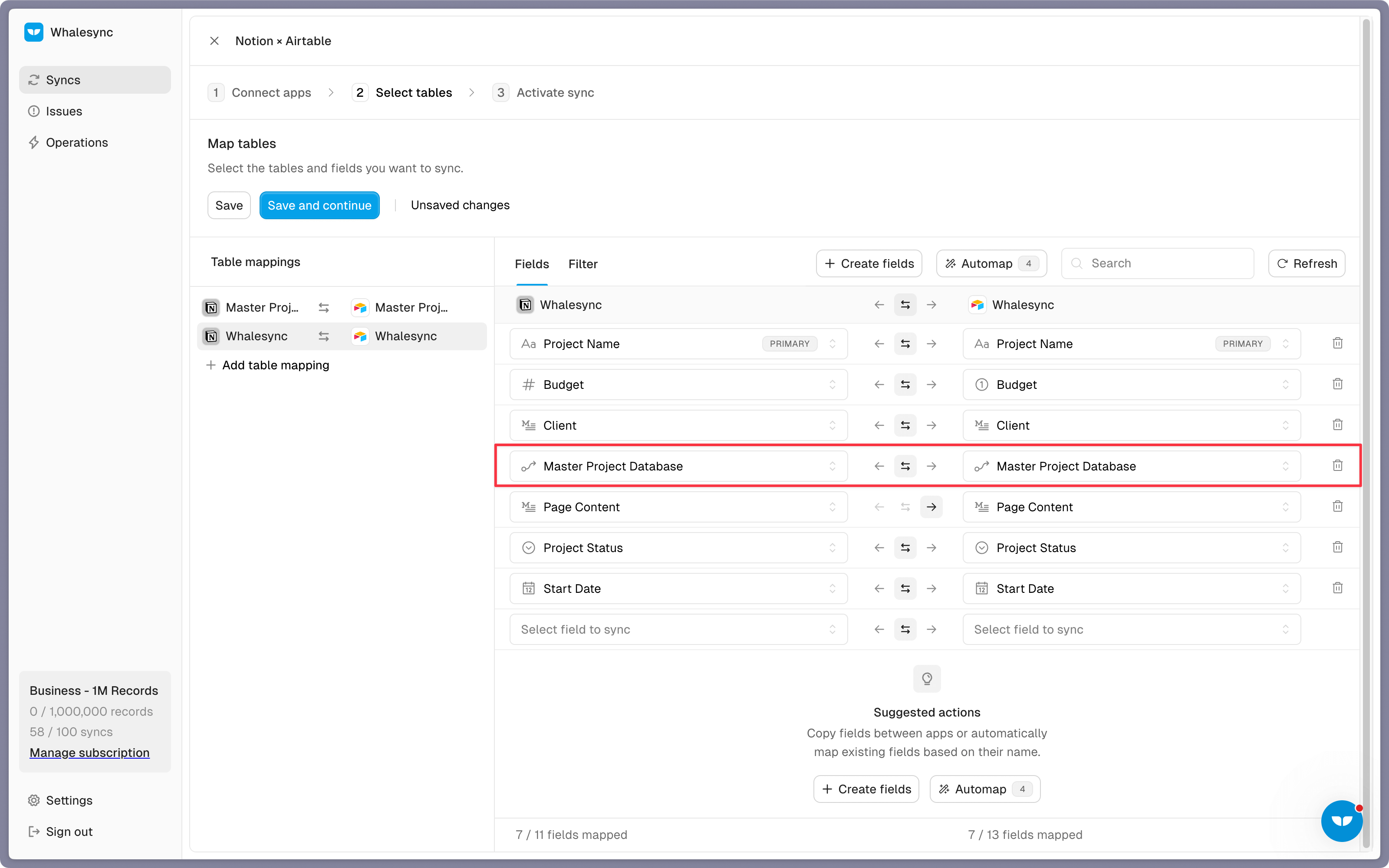 Step 4: Map your fields