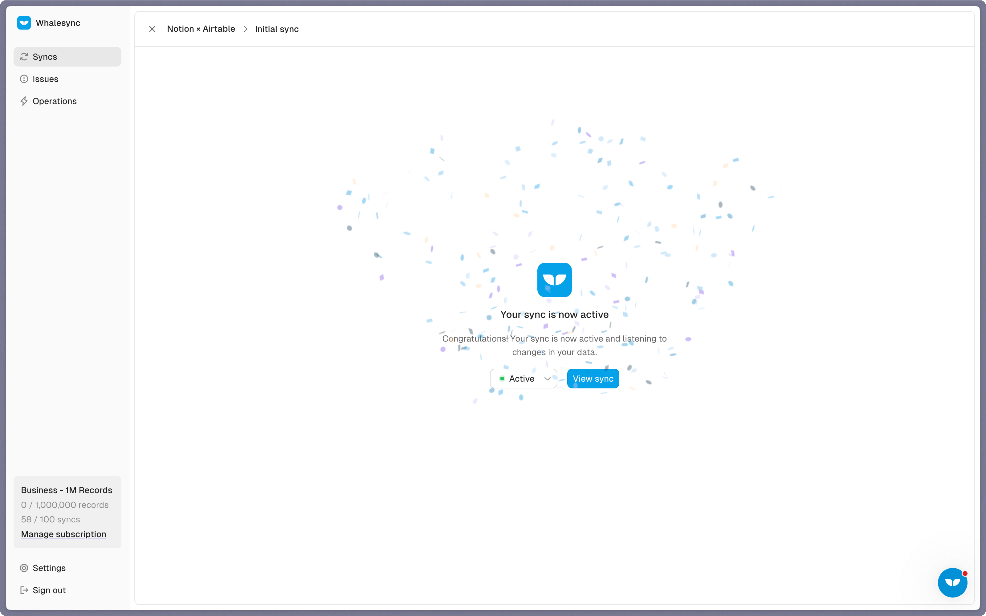 Done! Airtable and Notion is synced 🤝