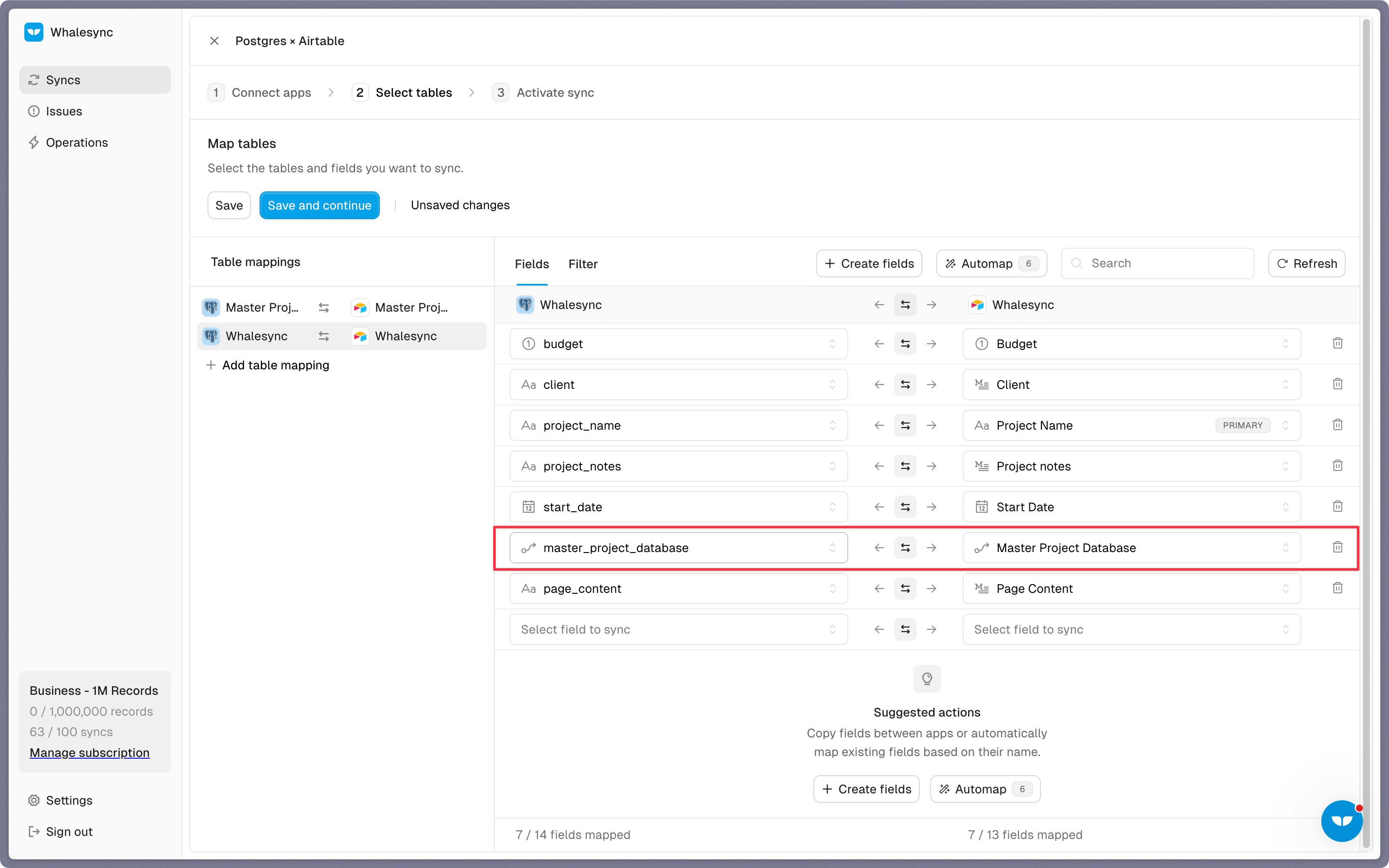 Step 4: Map your fields