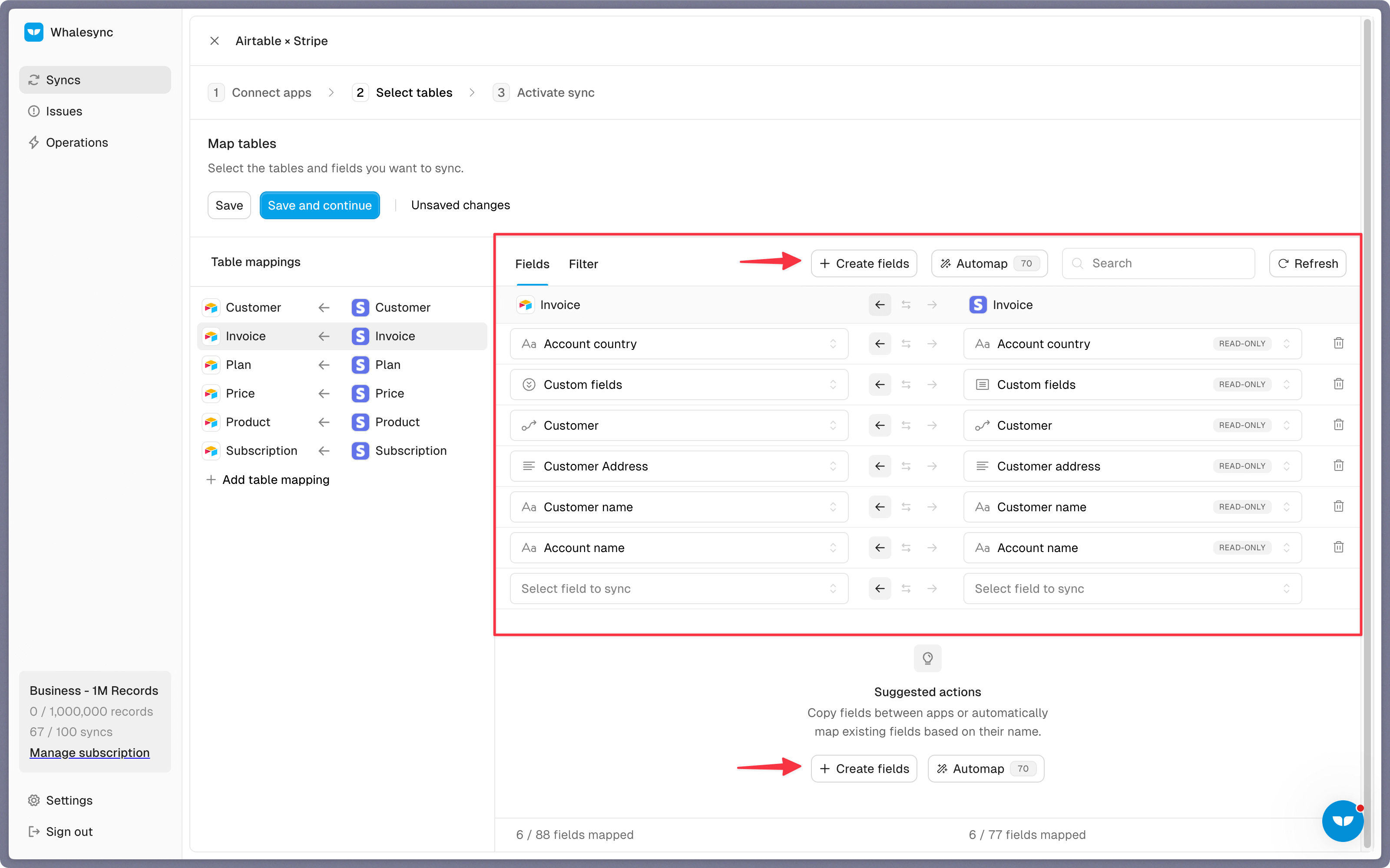 Step 4: Map your fields