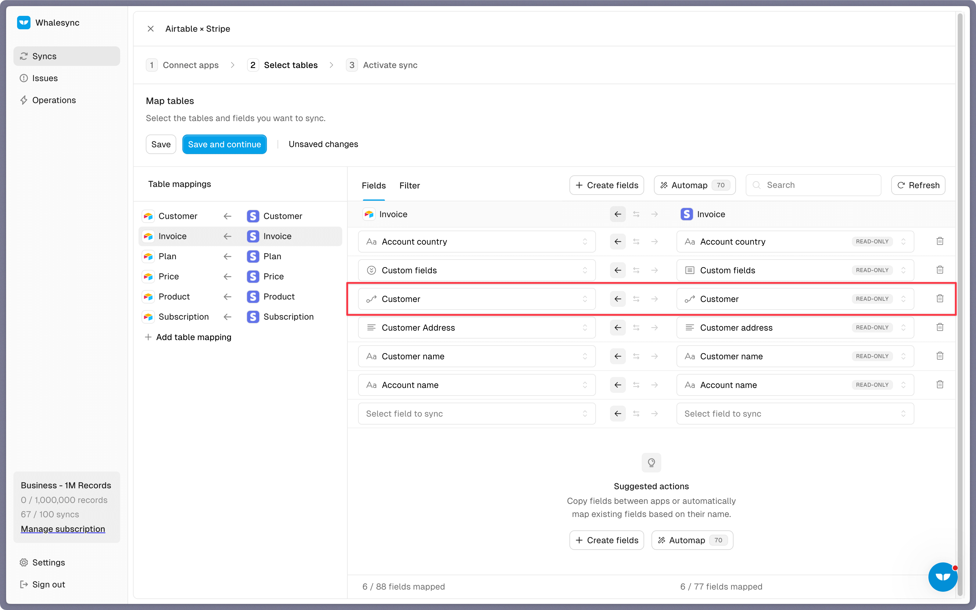 Step 4: Map your fields