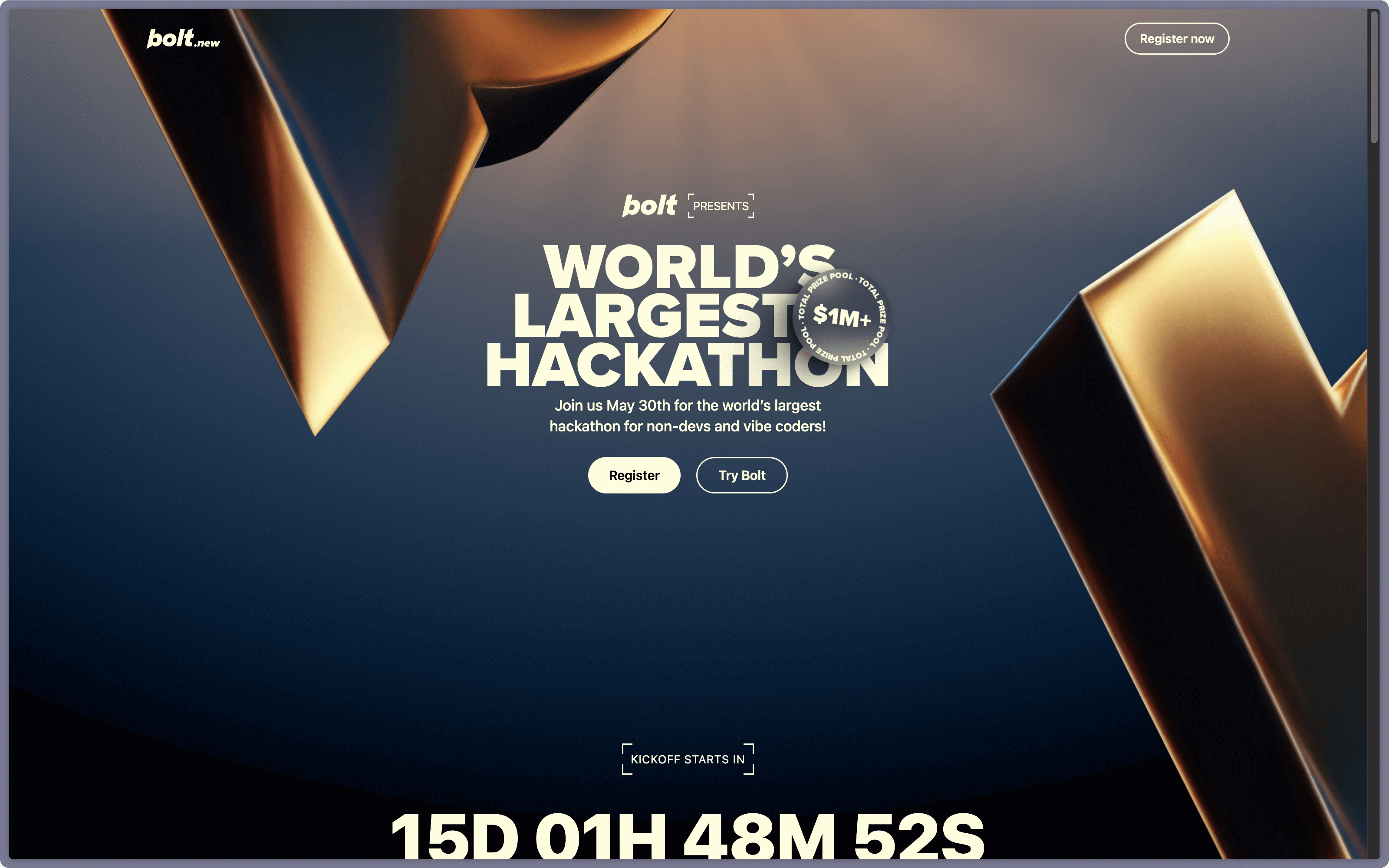 Bolt.dev’s hackathon