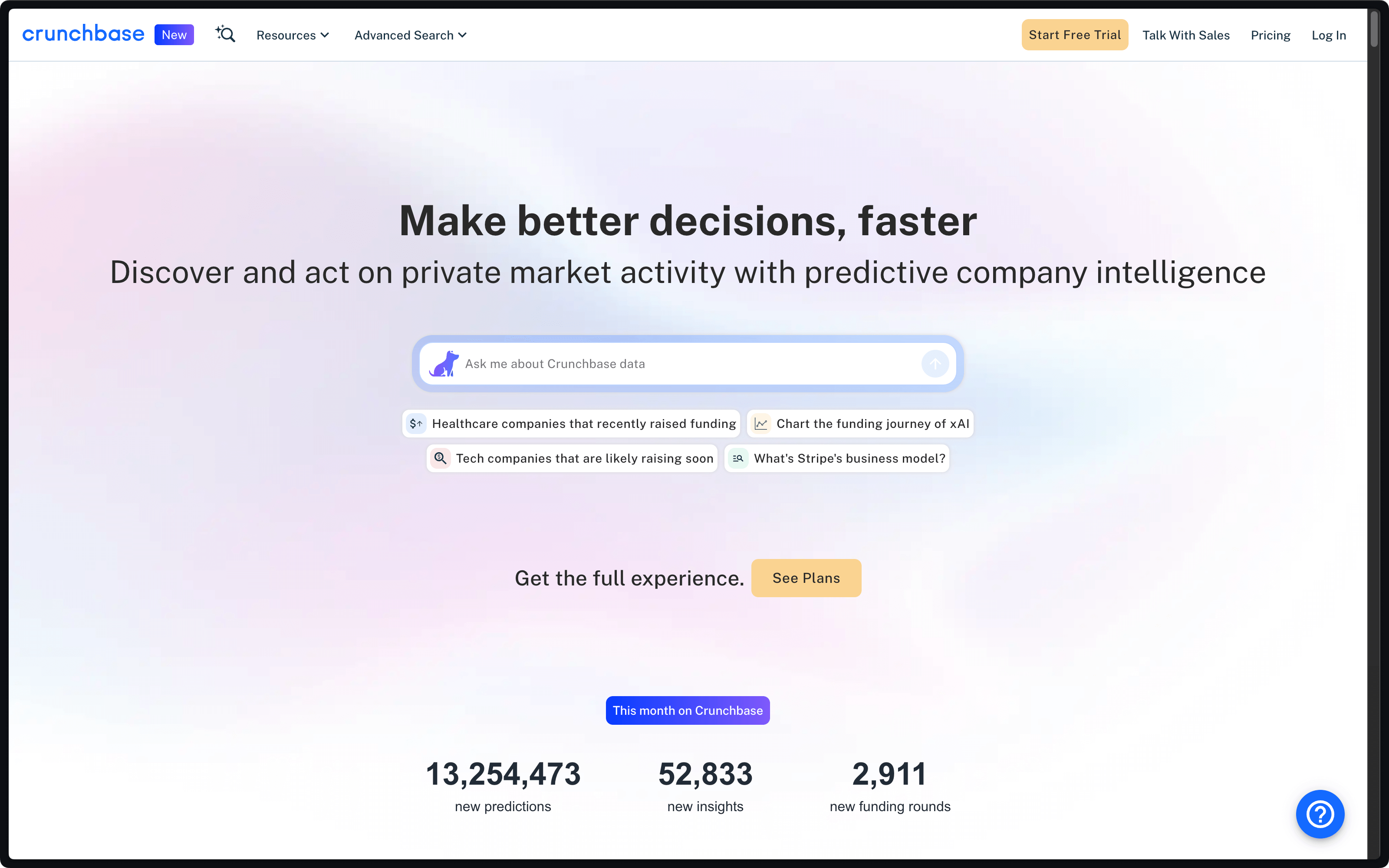 1. Crunchbase