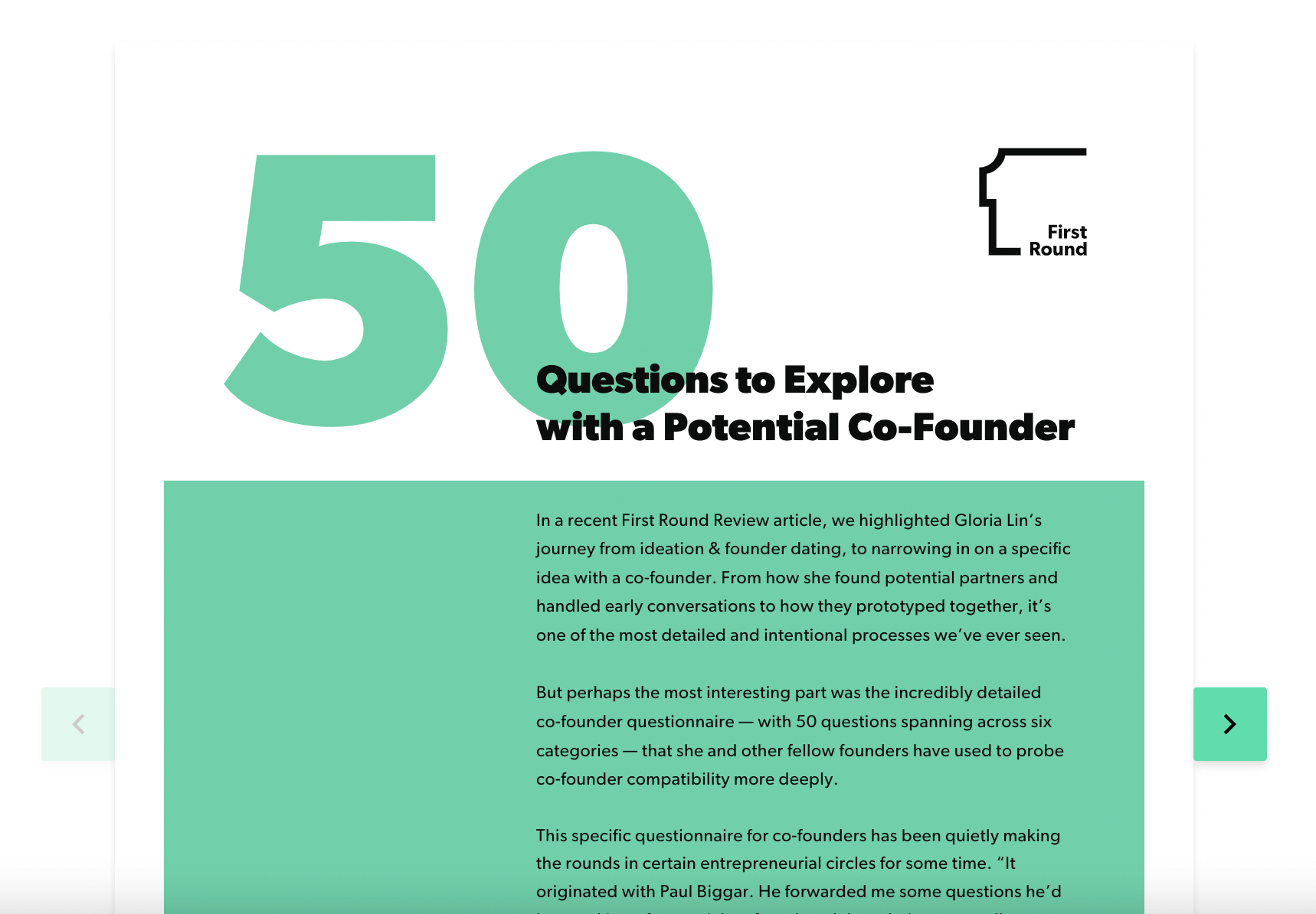 On Deck Founders program