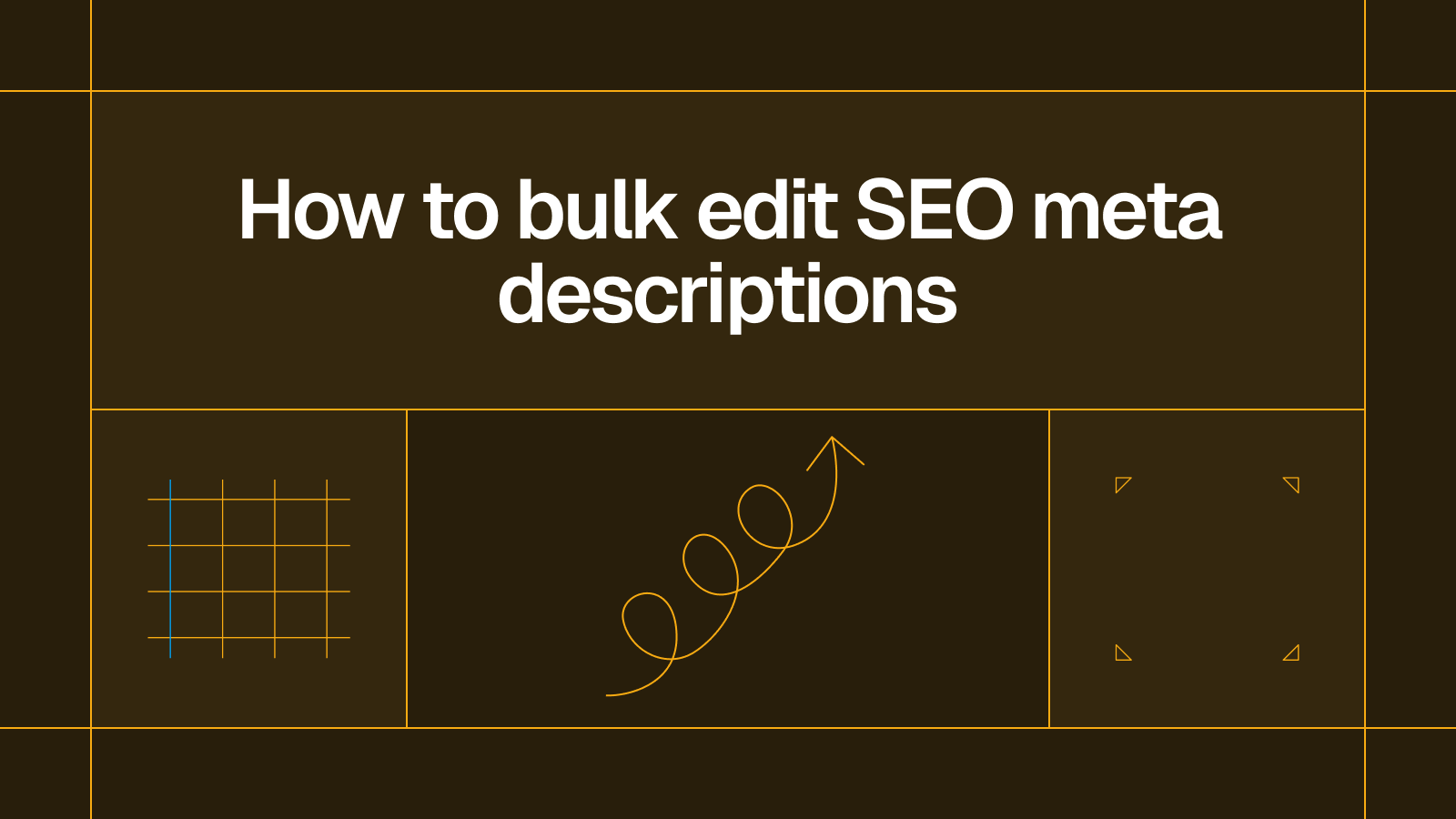 Title card reading 'How to bulk edit SEO meta descriptions'