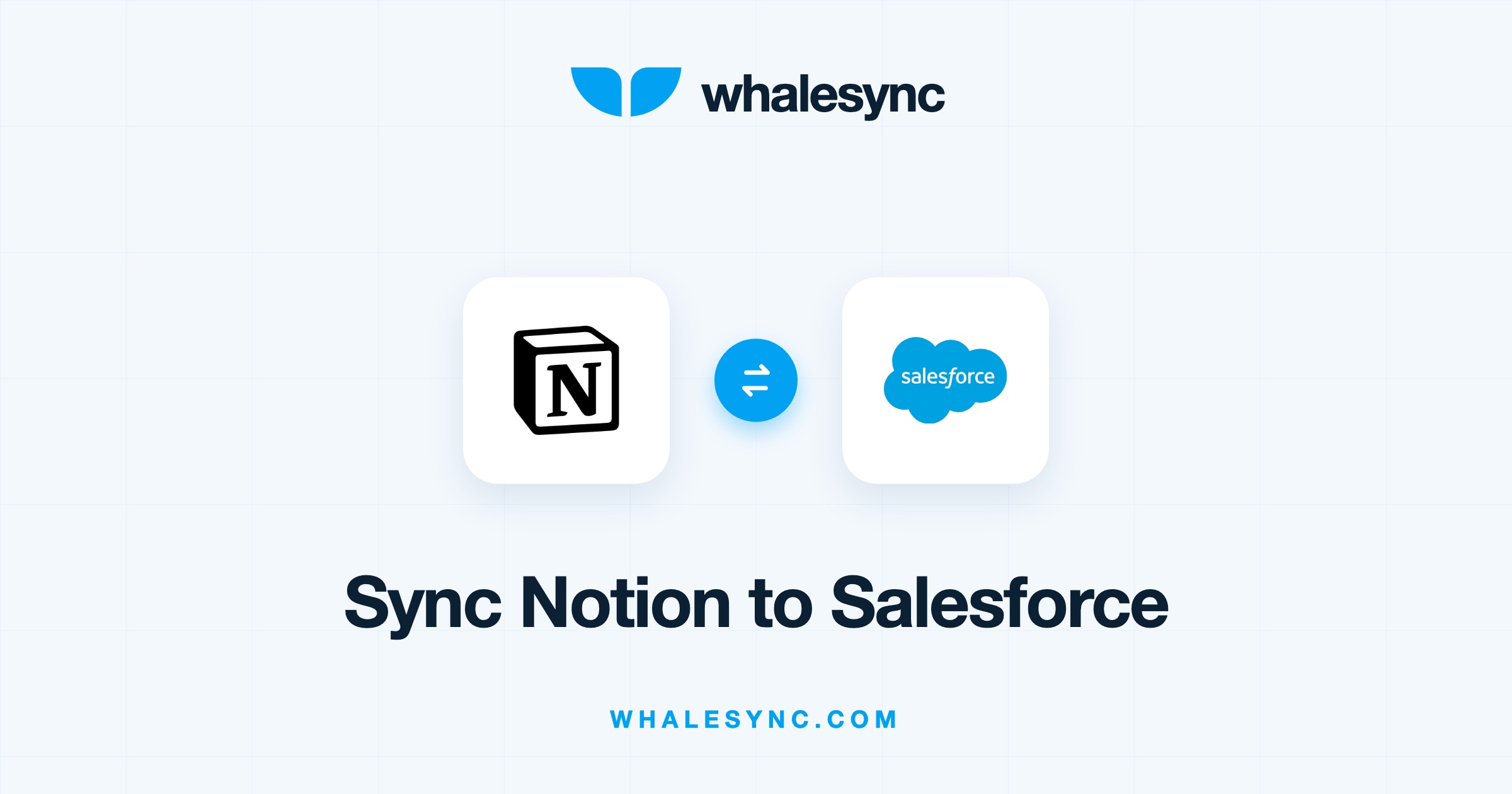 Whalesync two-way sync between Notion and Salesforce
