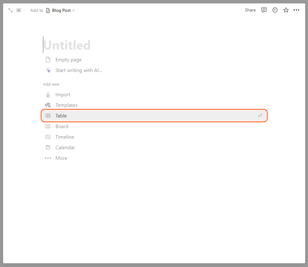 1. Create a content database