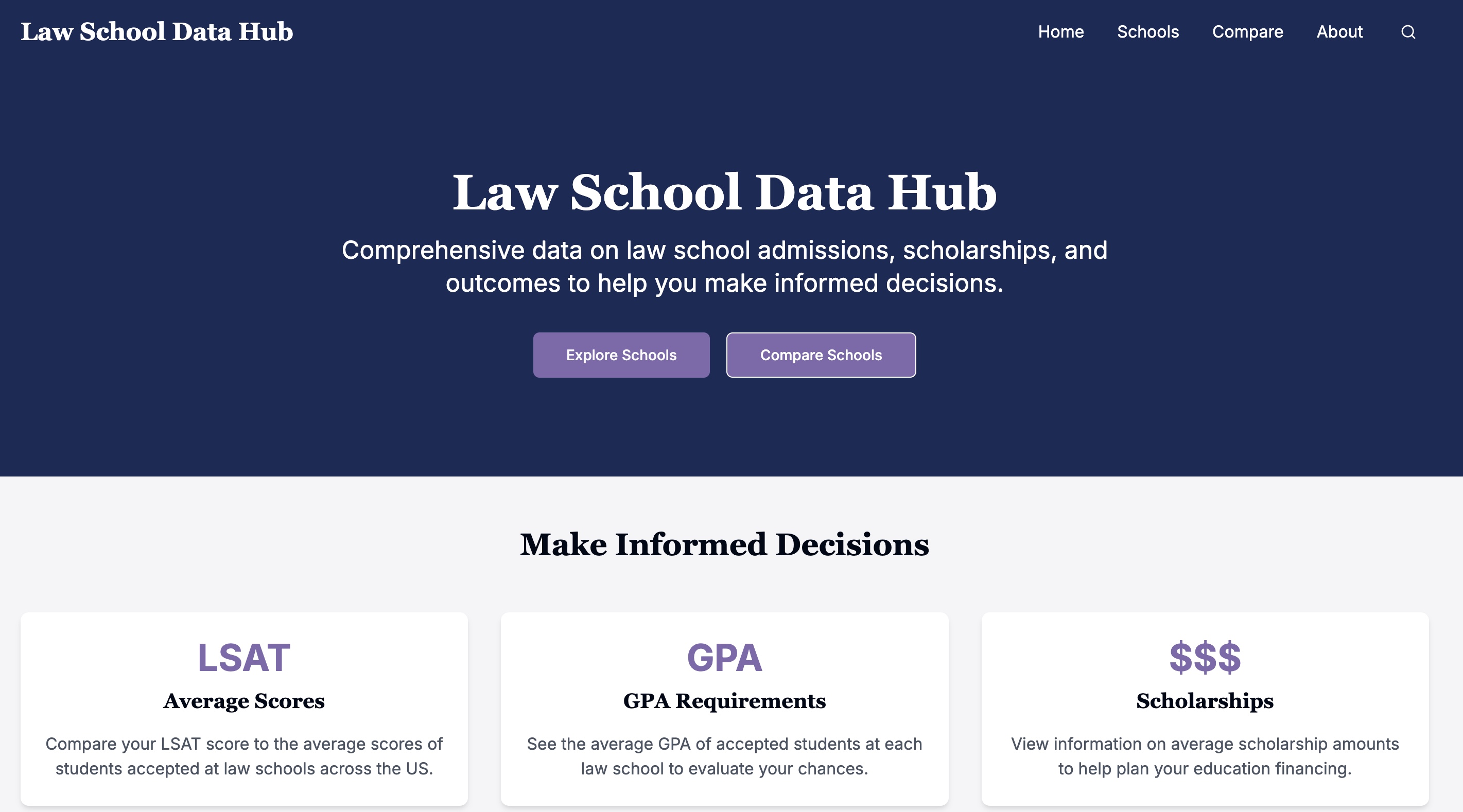 I scraped and processed every single 2024 ABA 509 report, extracted the key stats, and then vibe-coded a law school…