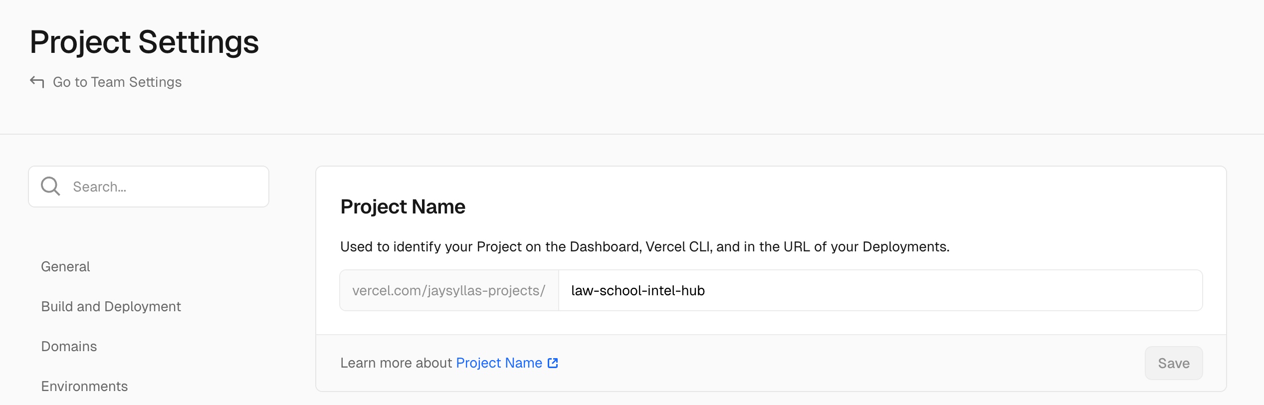 Go to project settings and click ‘Domains’
