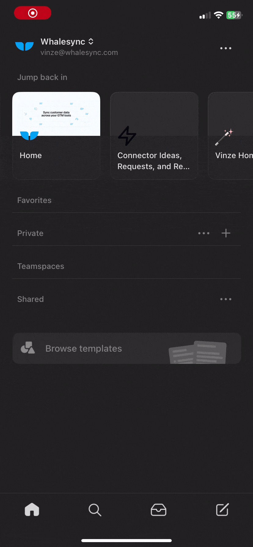 Enable Notion Light Mode: Mobile