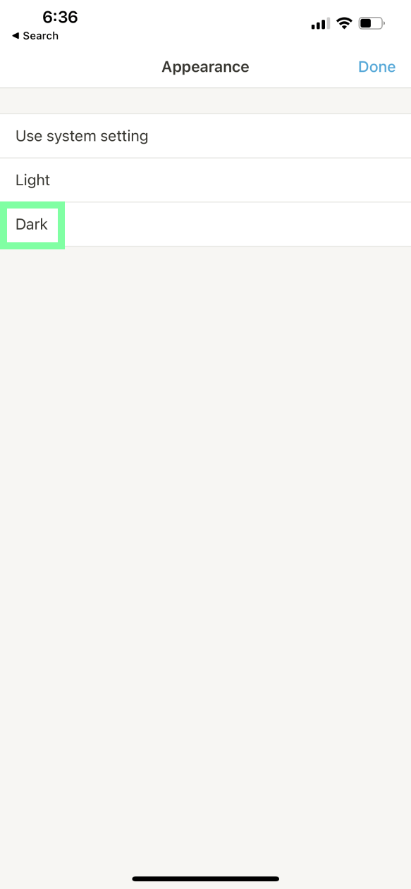 Notion light and dark mode toggle