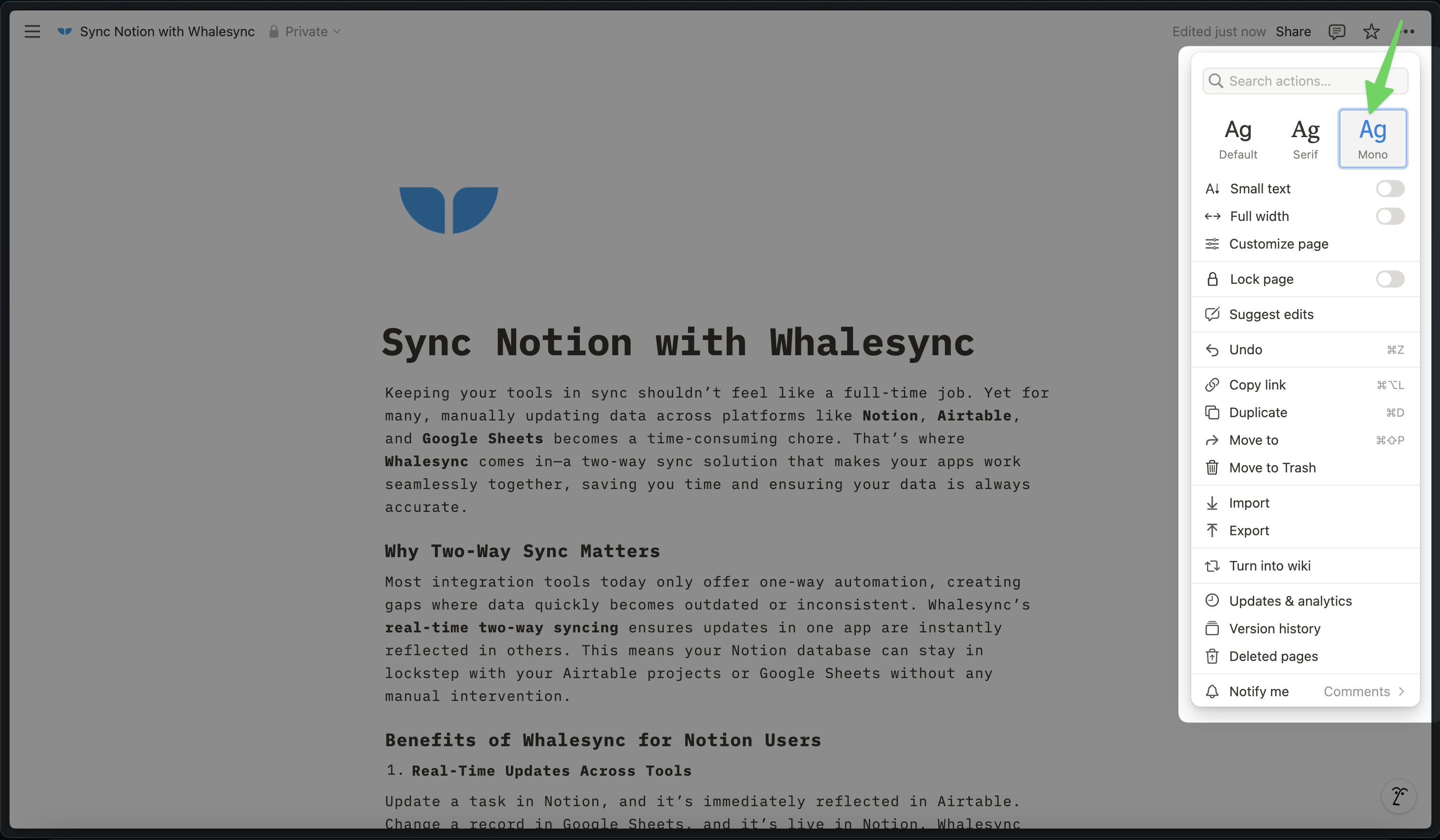 2) Select your font style