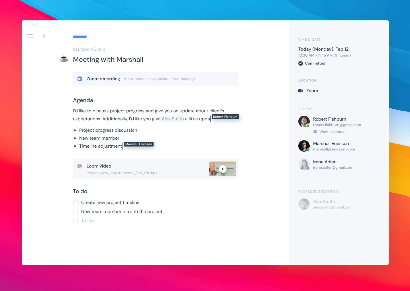 Magical calendar and scheduling
