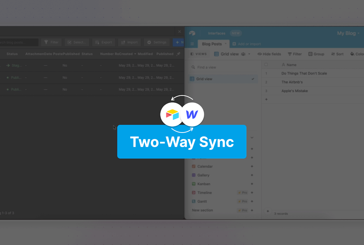 🔄 Whalesync became bi-directional